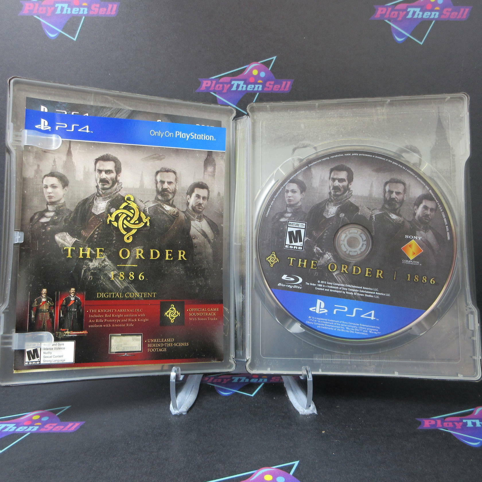 The Order 1886 Steelbook PS4 PlayStation 4 AD - Very Good