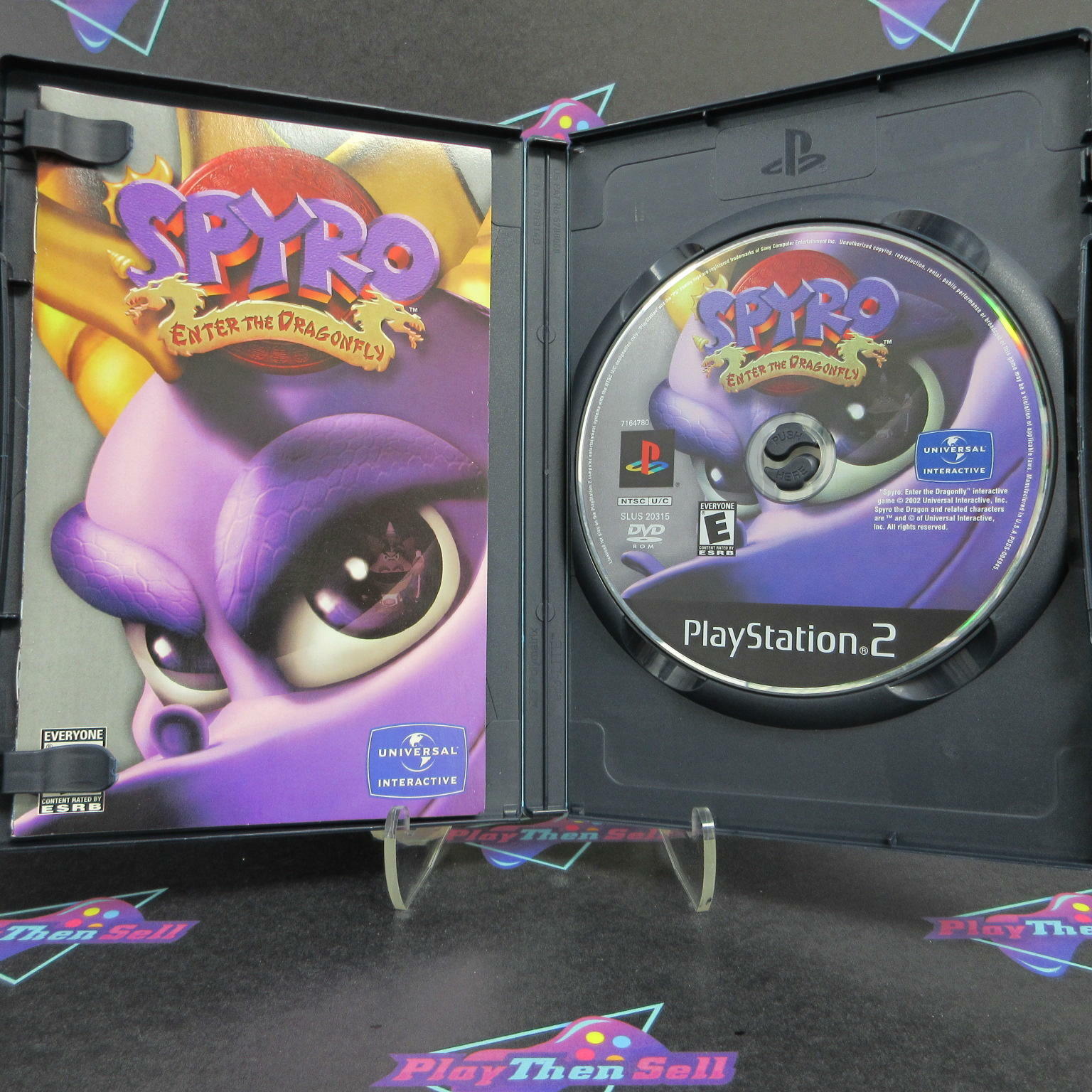 Spyro Enter the Dragonfly PS2 PlayStation 2 + Reg Card - Like New