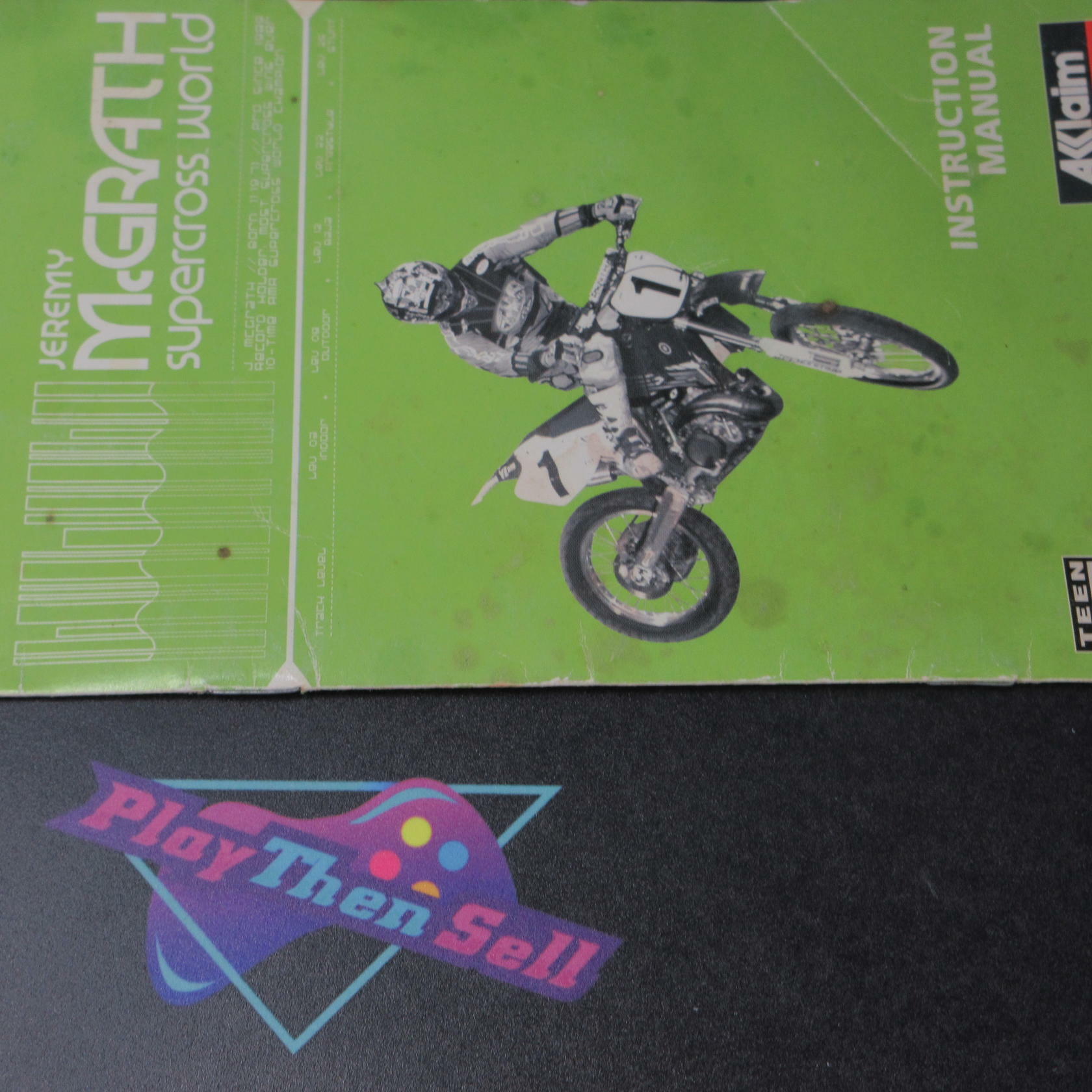 Jeremy McGrath's Supercross World PS2 PlayStation 2 AD/MD + Reg Card - Very Good
