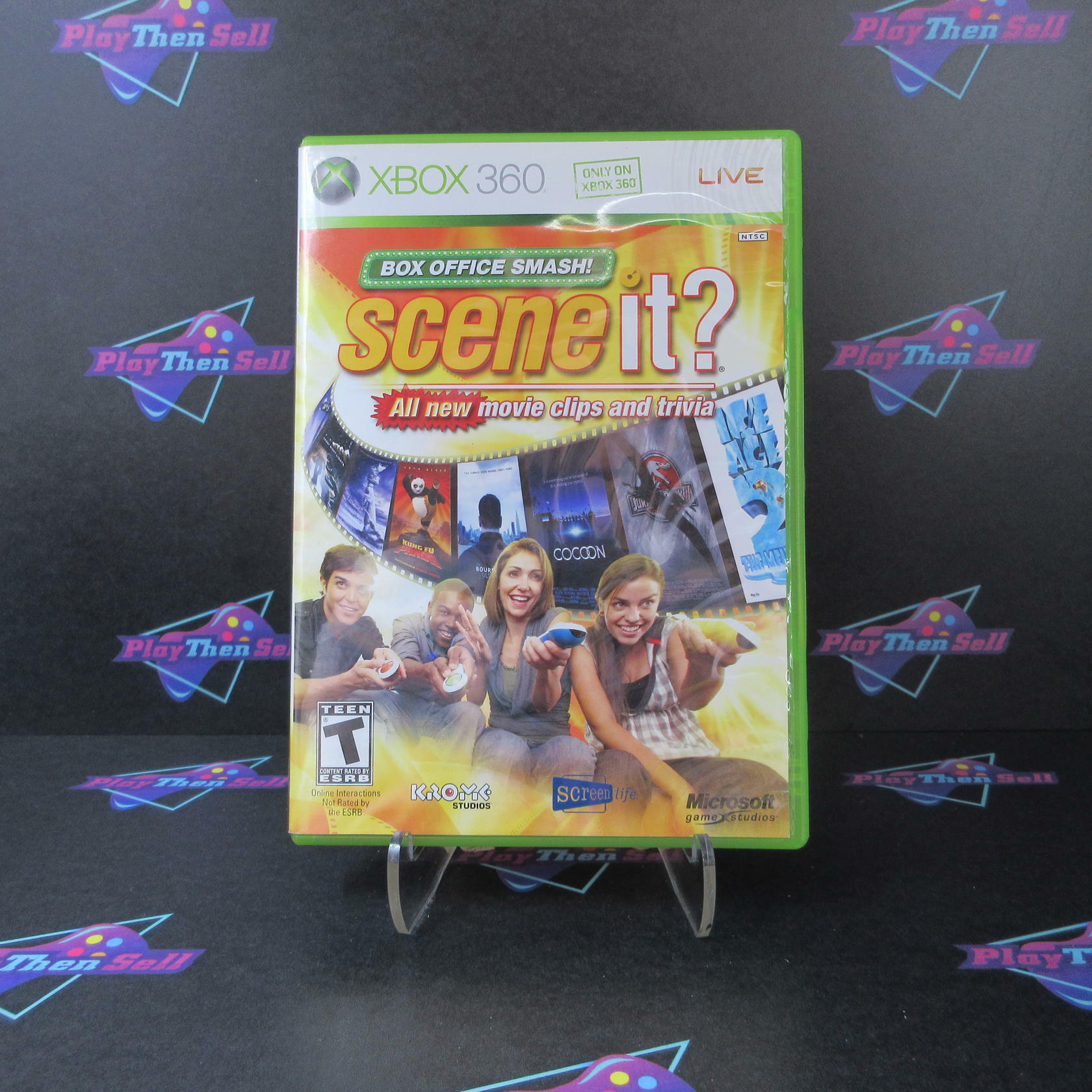 Scene it Box Office Smash Software Only Xbox 360 - Like New