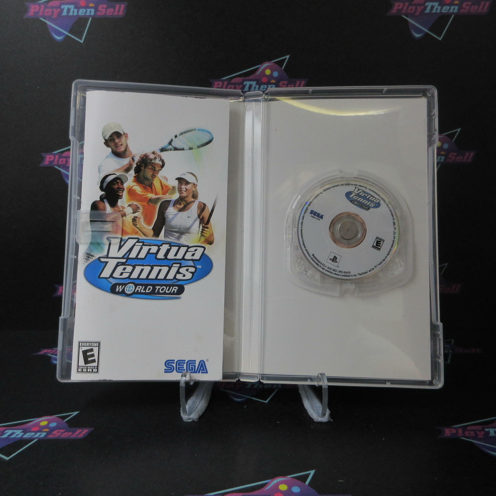 Virtua Tennis World Tour Clear UMD Sony PSP - Like New