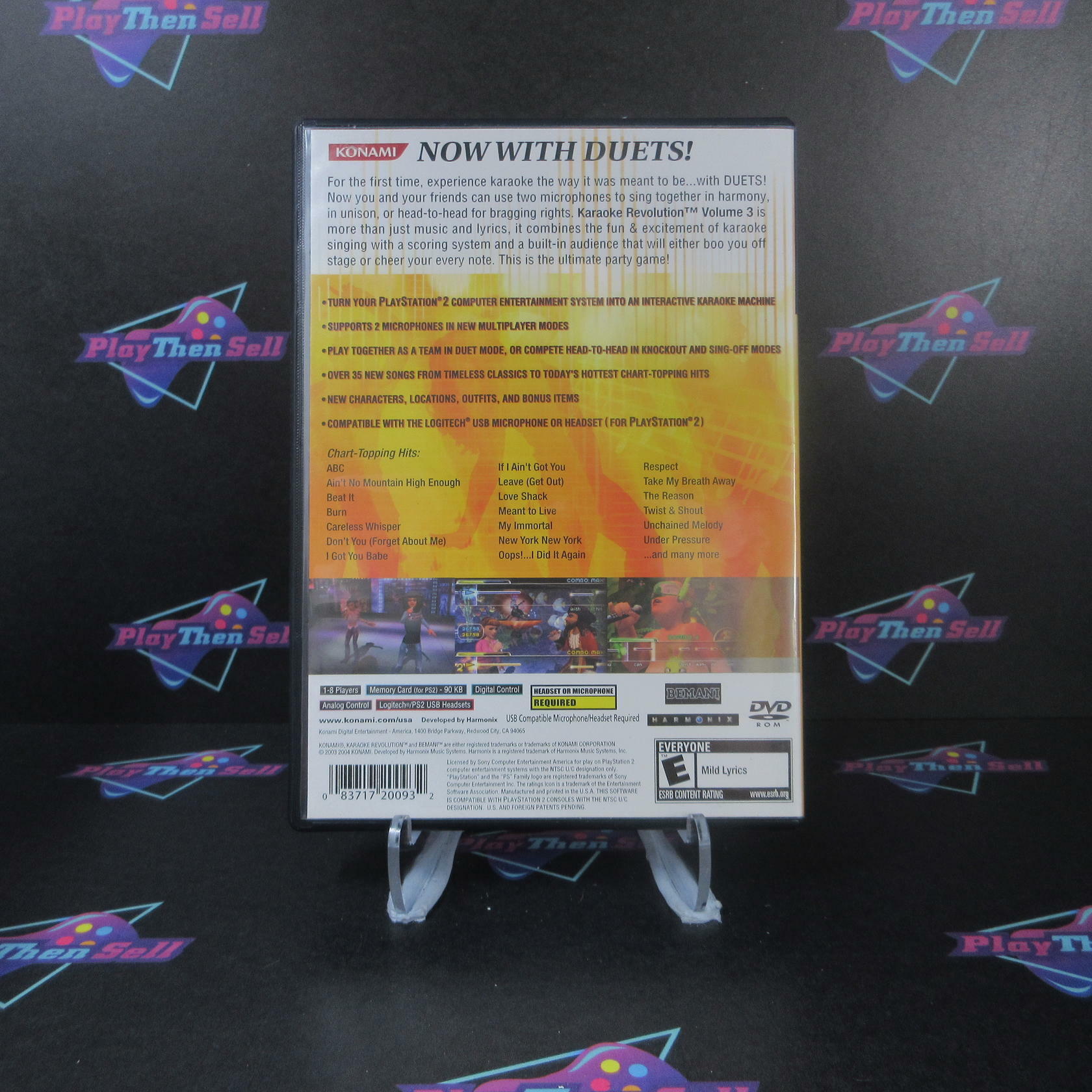 Karaoke Revolution Volume 3 PS2 PlayStation 2 - Like New