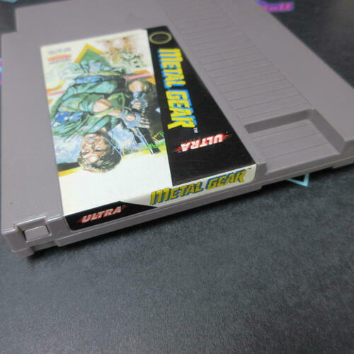 Metal Gear Nintendo NES Cartridge Only AD Authentic / Tested - Very Good