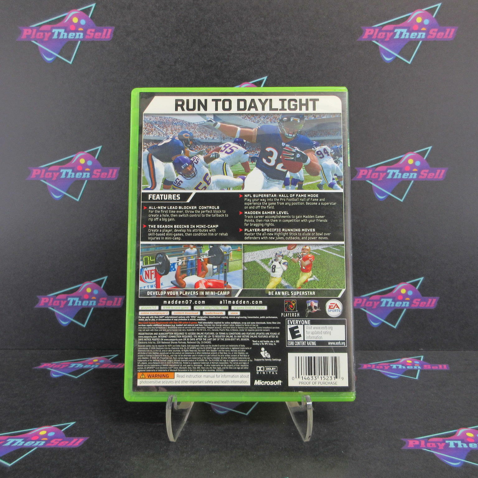 Madden NFL 07 Xbox 360 DD/AD/NM - Very Good
