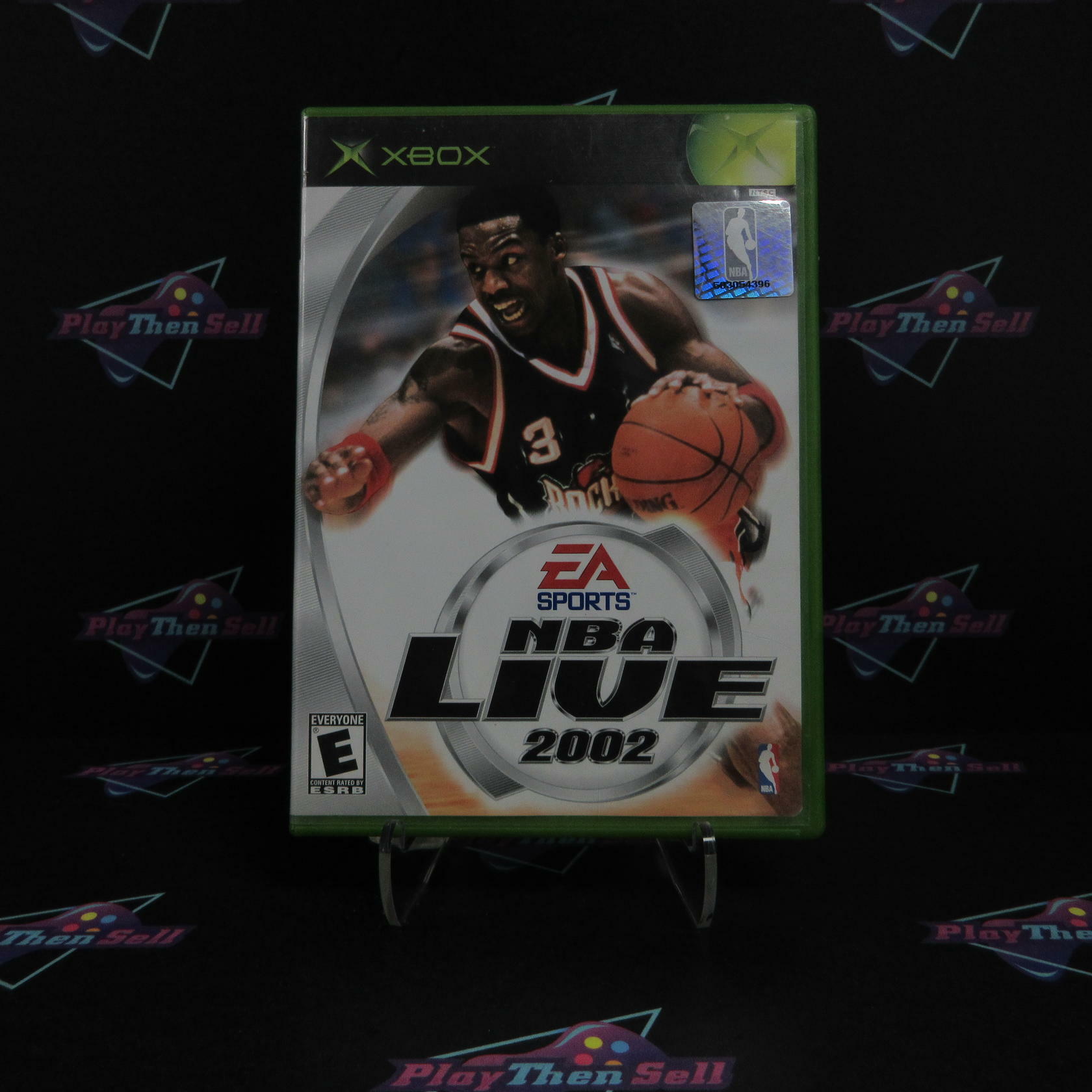 NBA Live 2002 + Reg Card Xbox AD - Very Good