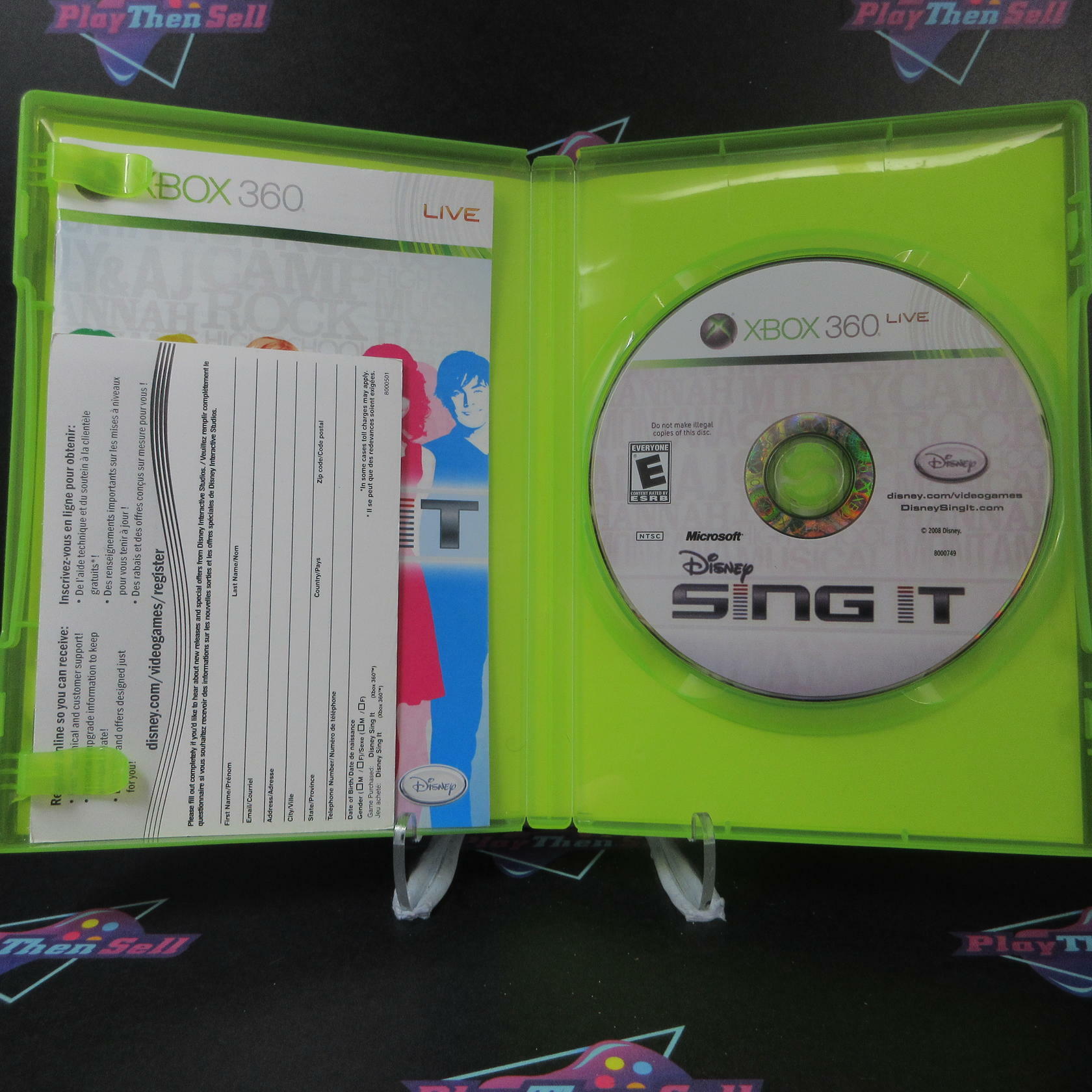 Sing It + Reg Card Xbox 360 AD Complete CIB - Very Good