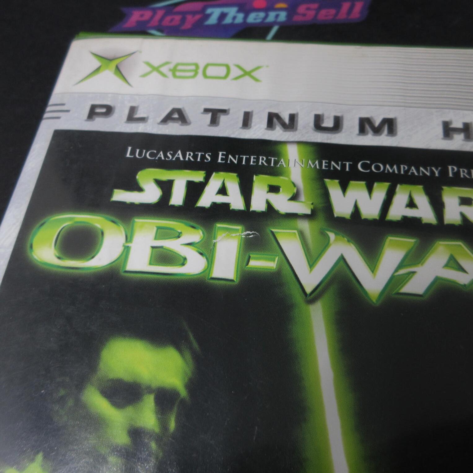 Star Wars Obi-Wan Platinum Hits Xbox AD/NM - Very Good