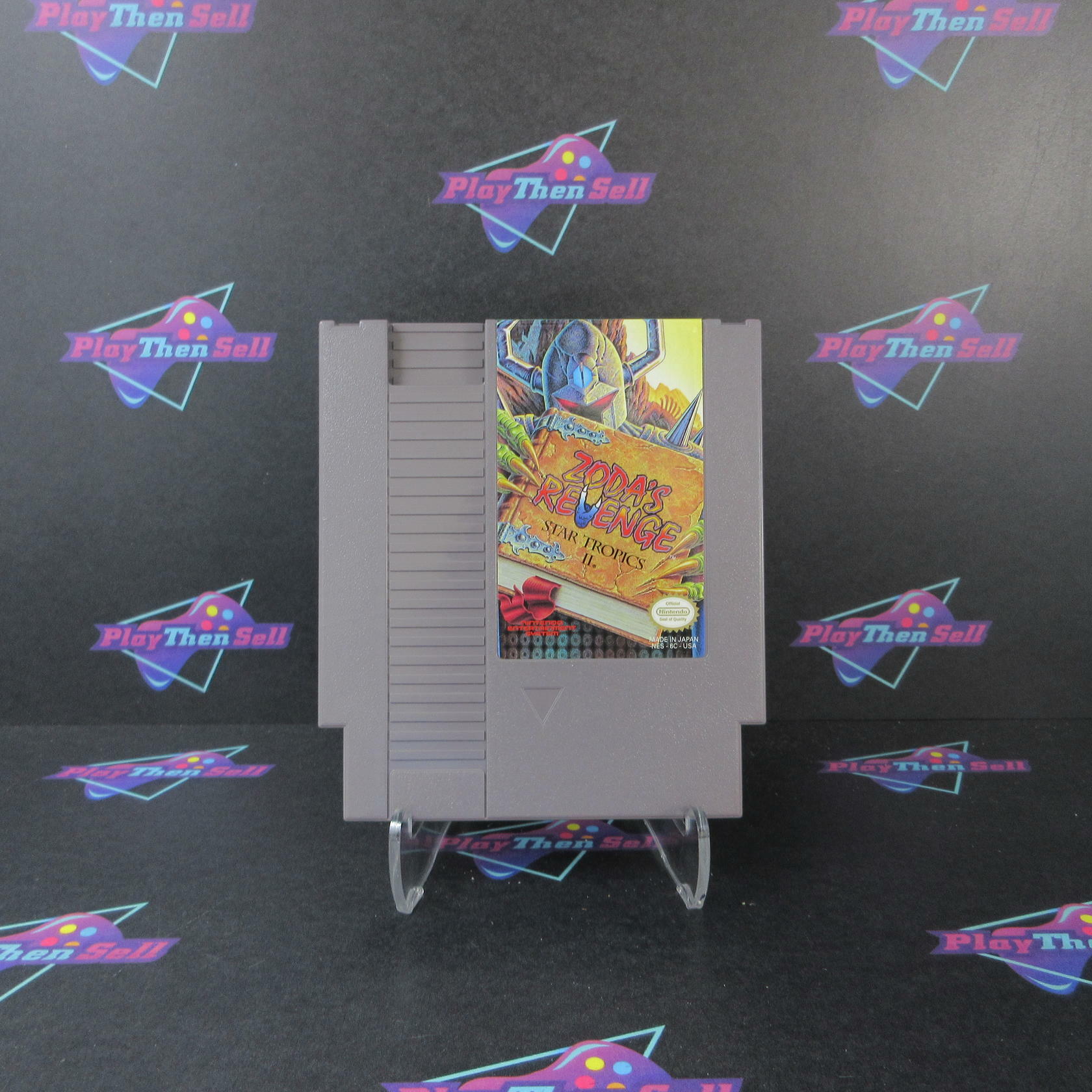 Zoda's Revenge Star Tropics II Nintendo NES Cartridge Only Authentic / Tested - Very Good