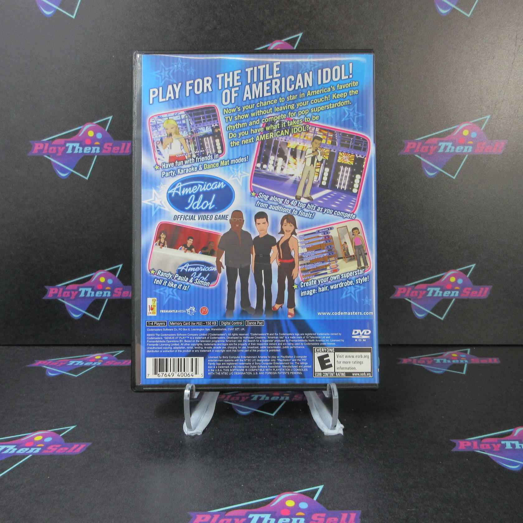 American Idol PS2 PlayStation 2 - Very Good