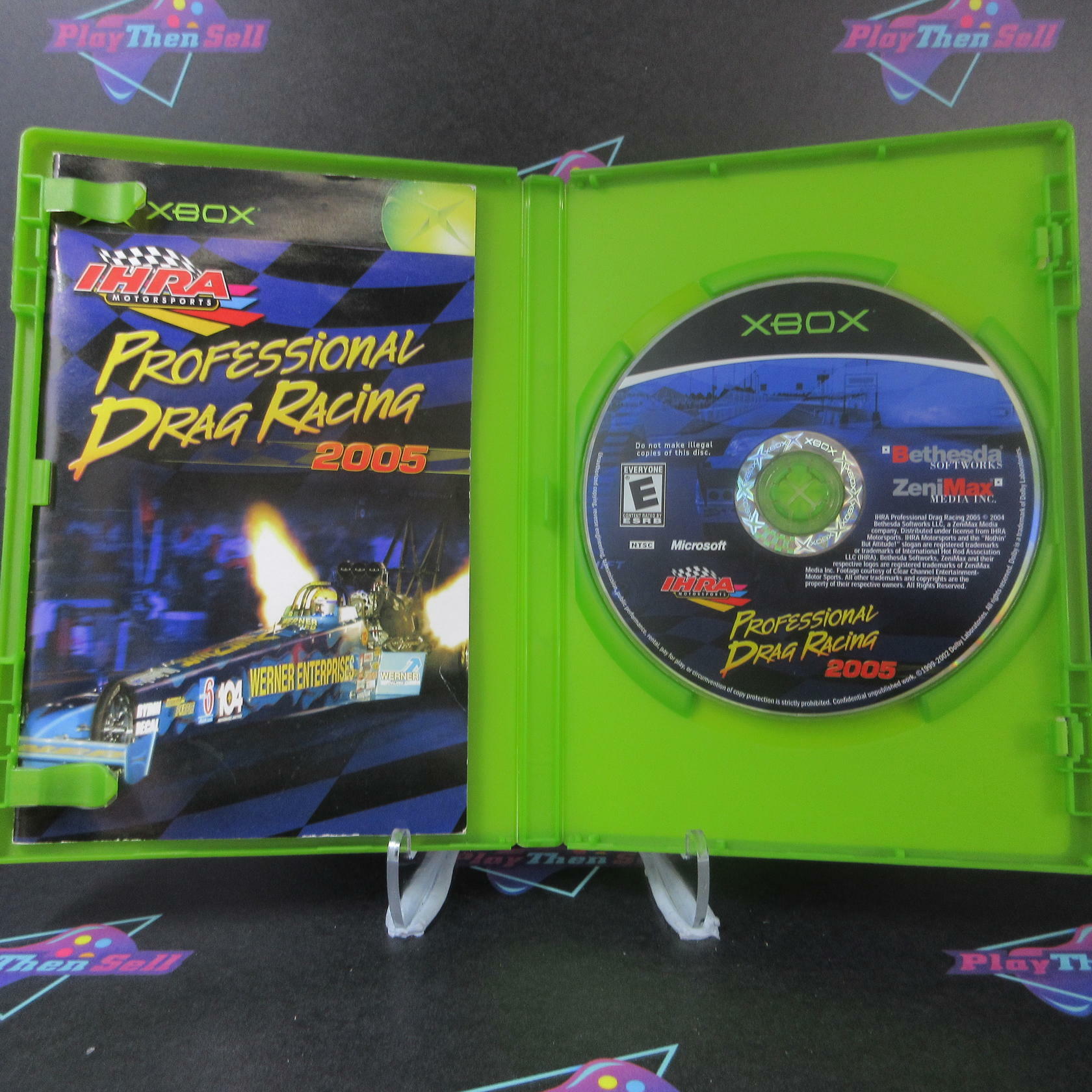 IHRA Professional Drag Racing 2005 Xbox AD Complete CIB - Very Good