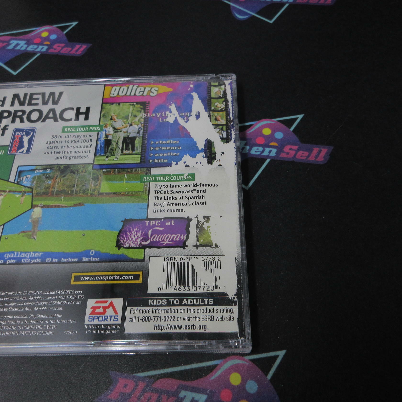 PGA Tour 97 PS1 PlayStation 1 AD Complete CIB - Very Good