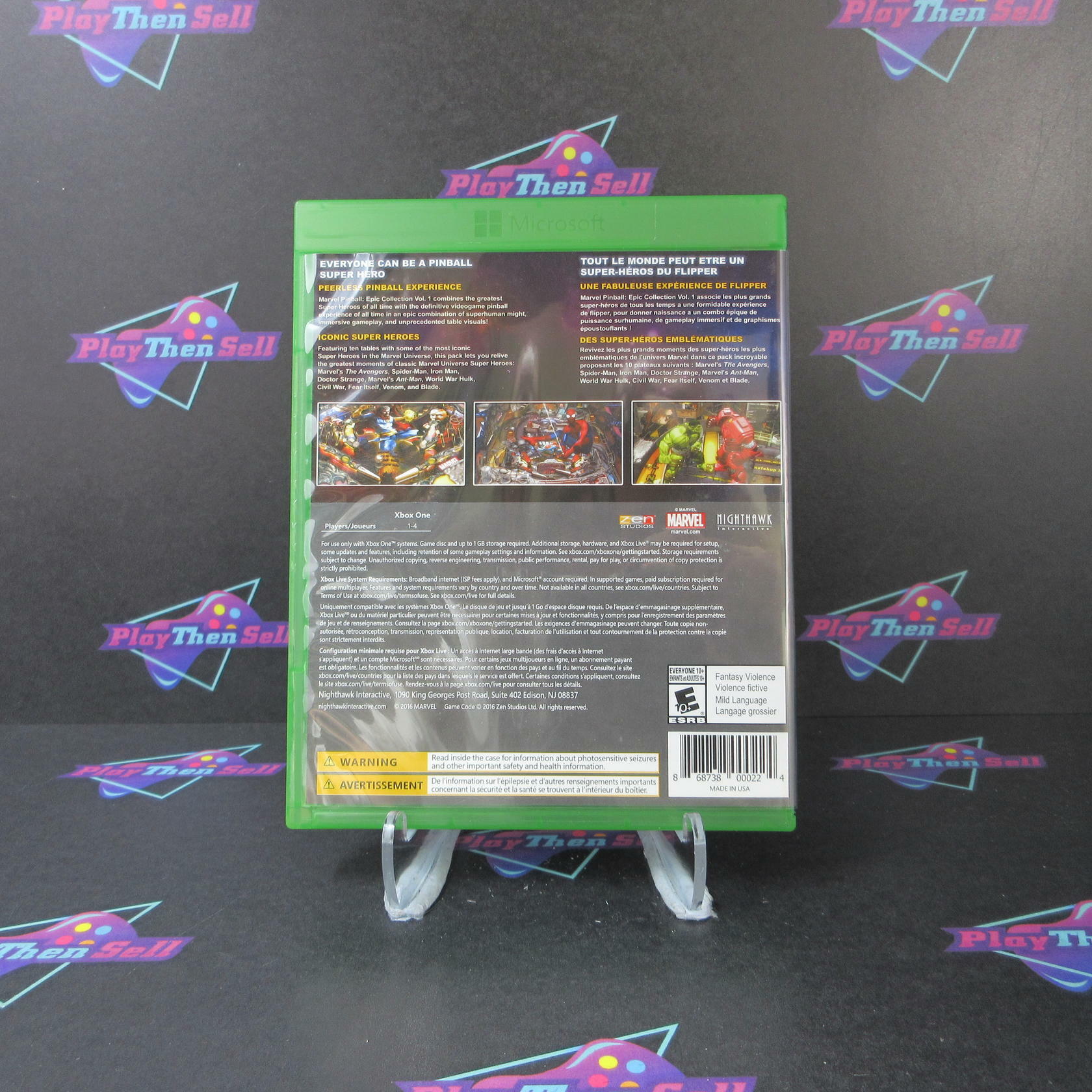 Marvel Pinball Epic Collection Vol. 1 Xbox One - Like New