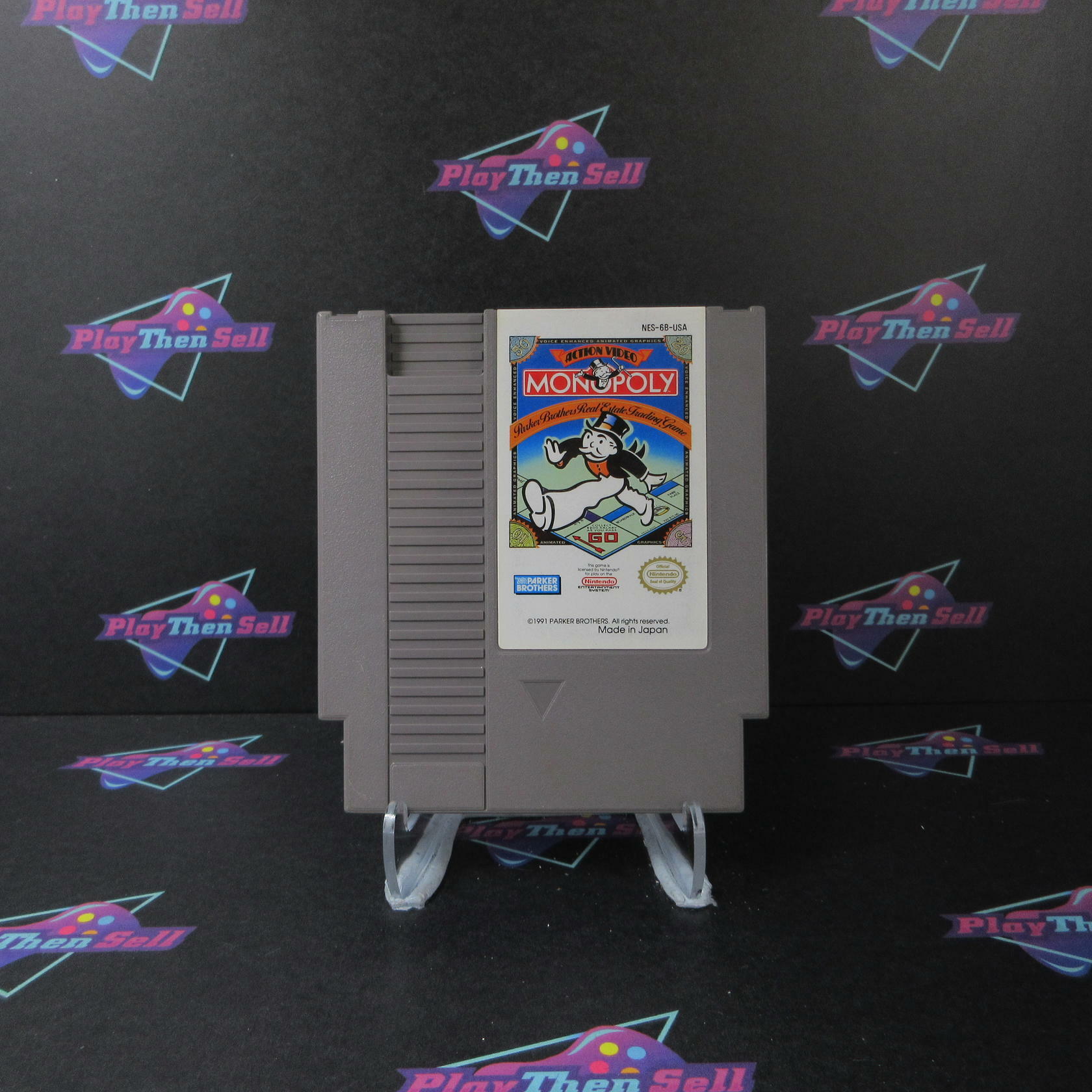 Monopoly Nintendo NES Cartridge Only Authentic / Tested - Very Good