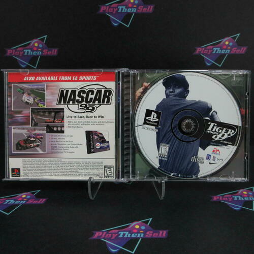 Tiger Woods '99 PGA Tour PS1 PlayStation 1 - Like New