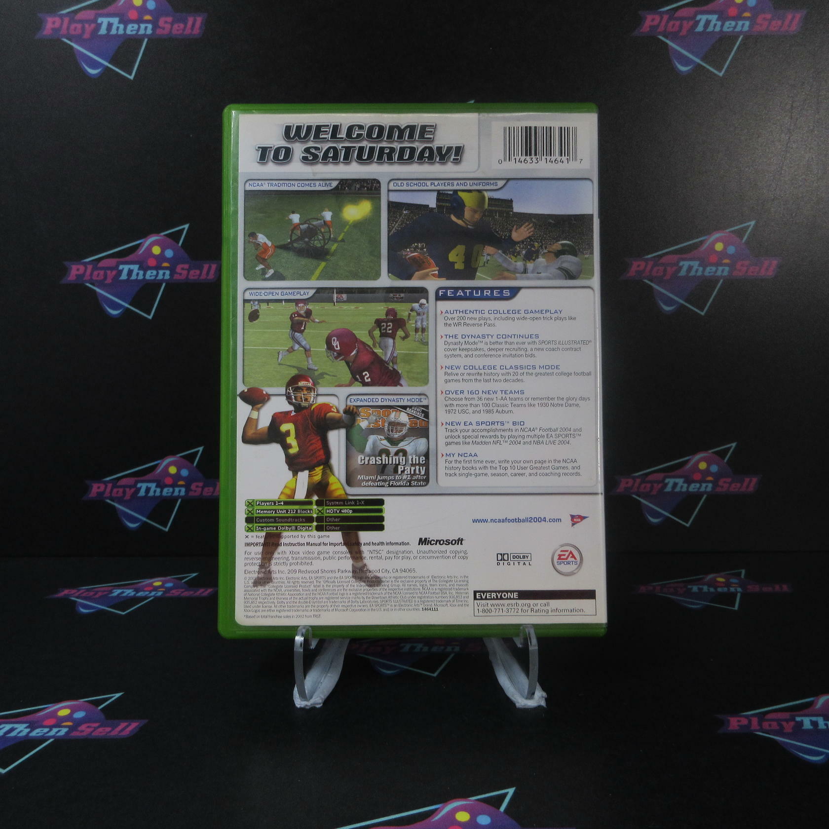 NCAA Football 2004 Xbox AD Complete CIB - Very Good