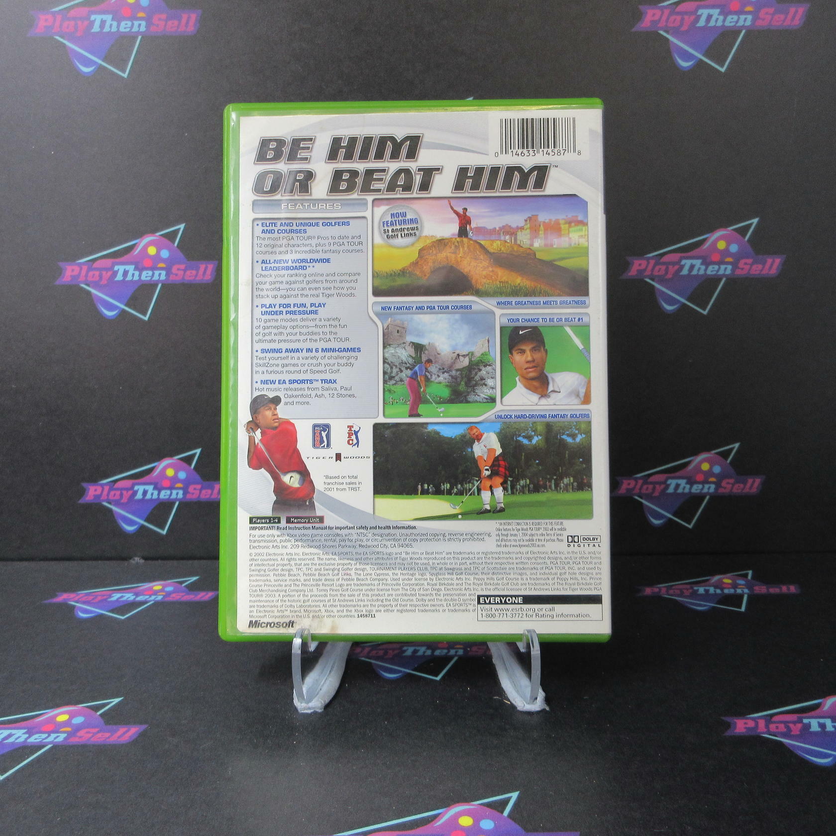 Tiger Woods PGA Tour 2003 Xbox AD Complete CIB - Very Good