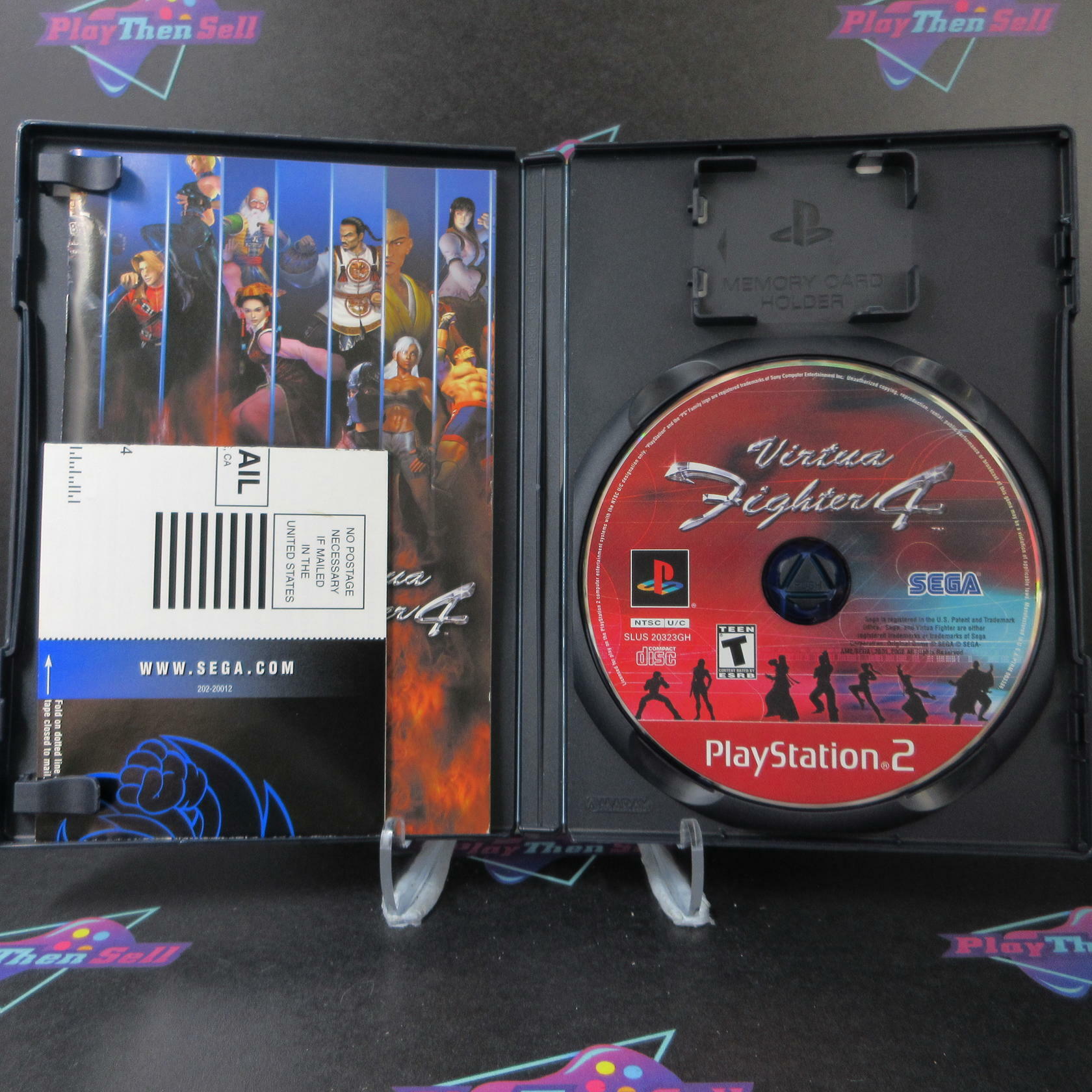 Virtua Fighter 4 GH + Reg Card PS2 PlayStation 2 AD Complete CIB - Very Good