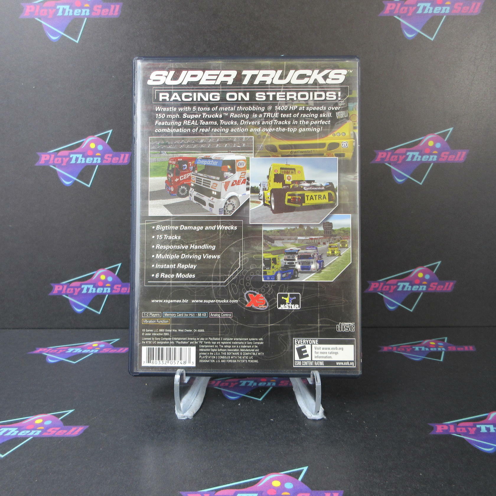 Super Trucks Racing PS2 PlayStation 2 MD Complete - Very Good