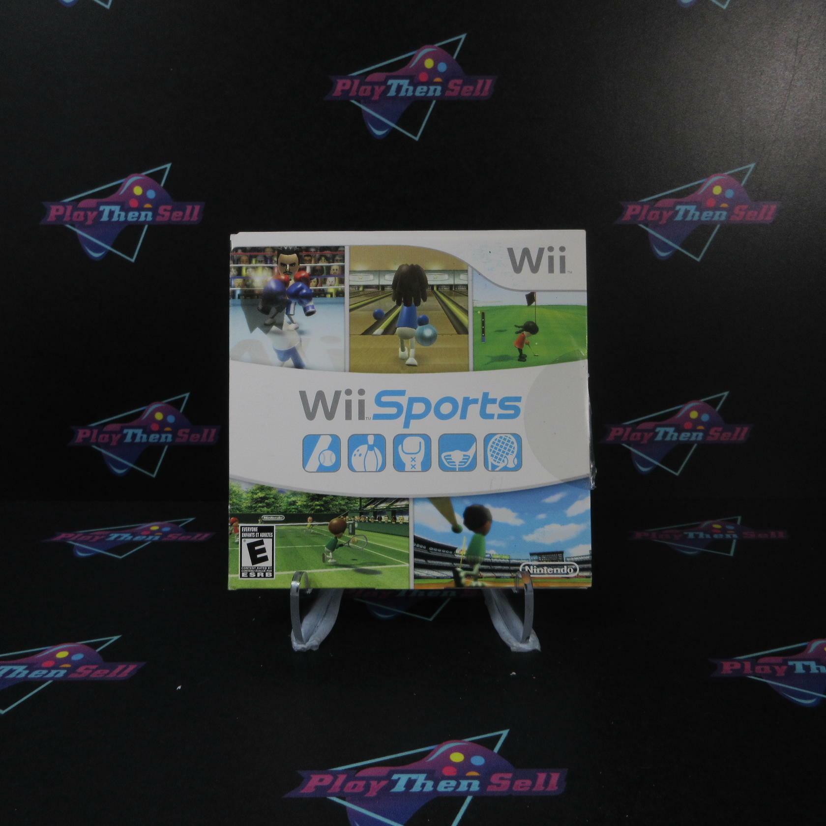 Wii Sports Nintendo Wii Game + Sleeve AD Complete CIB - Very Good