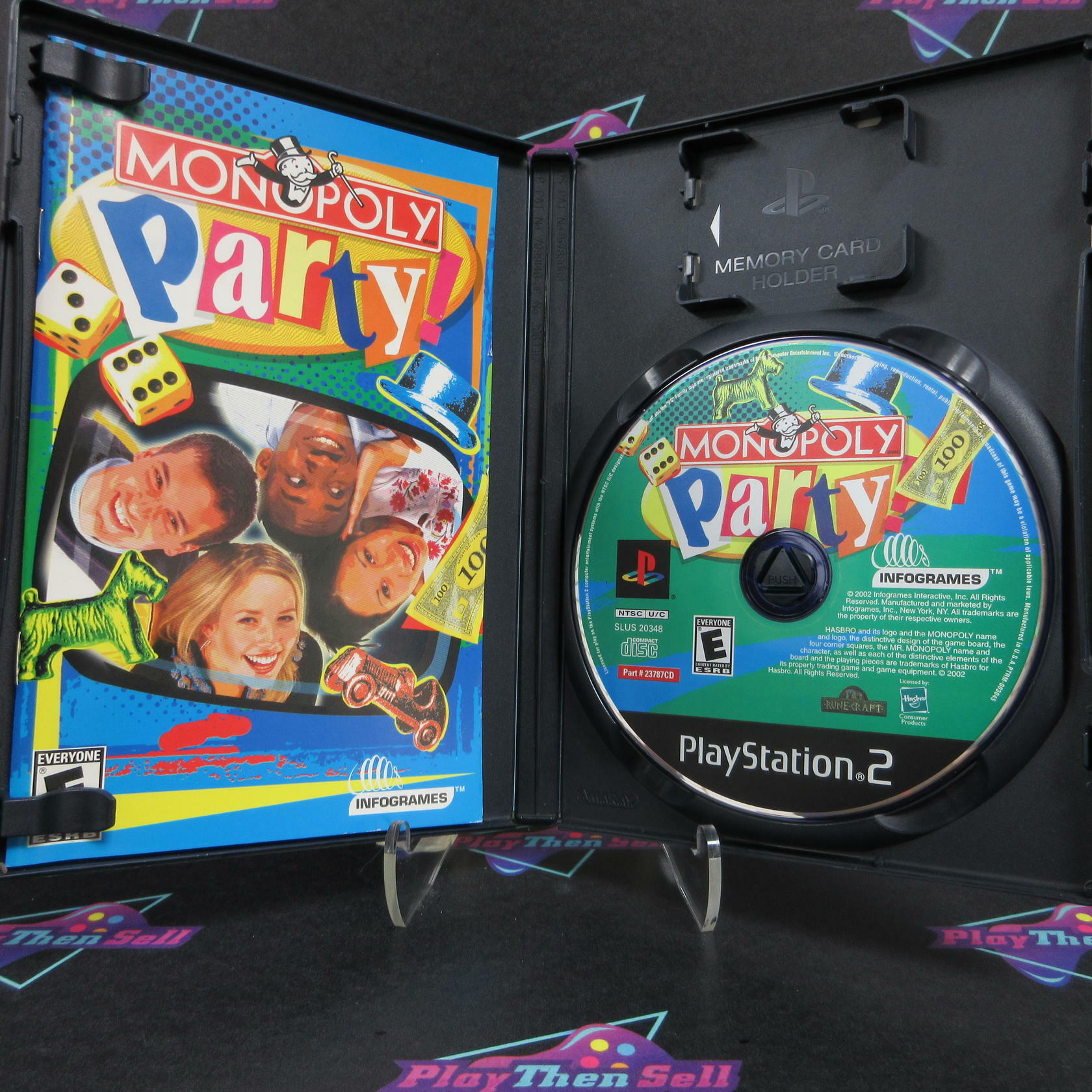 Monopoly Party PS2 PlayStation 2 AD - Very Good