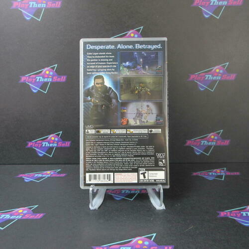 Syphon Filter Logan's Shadow Sony PSP + Reg Card - Like New