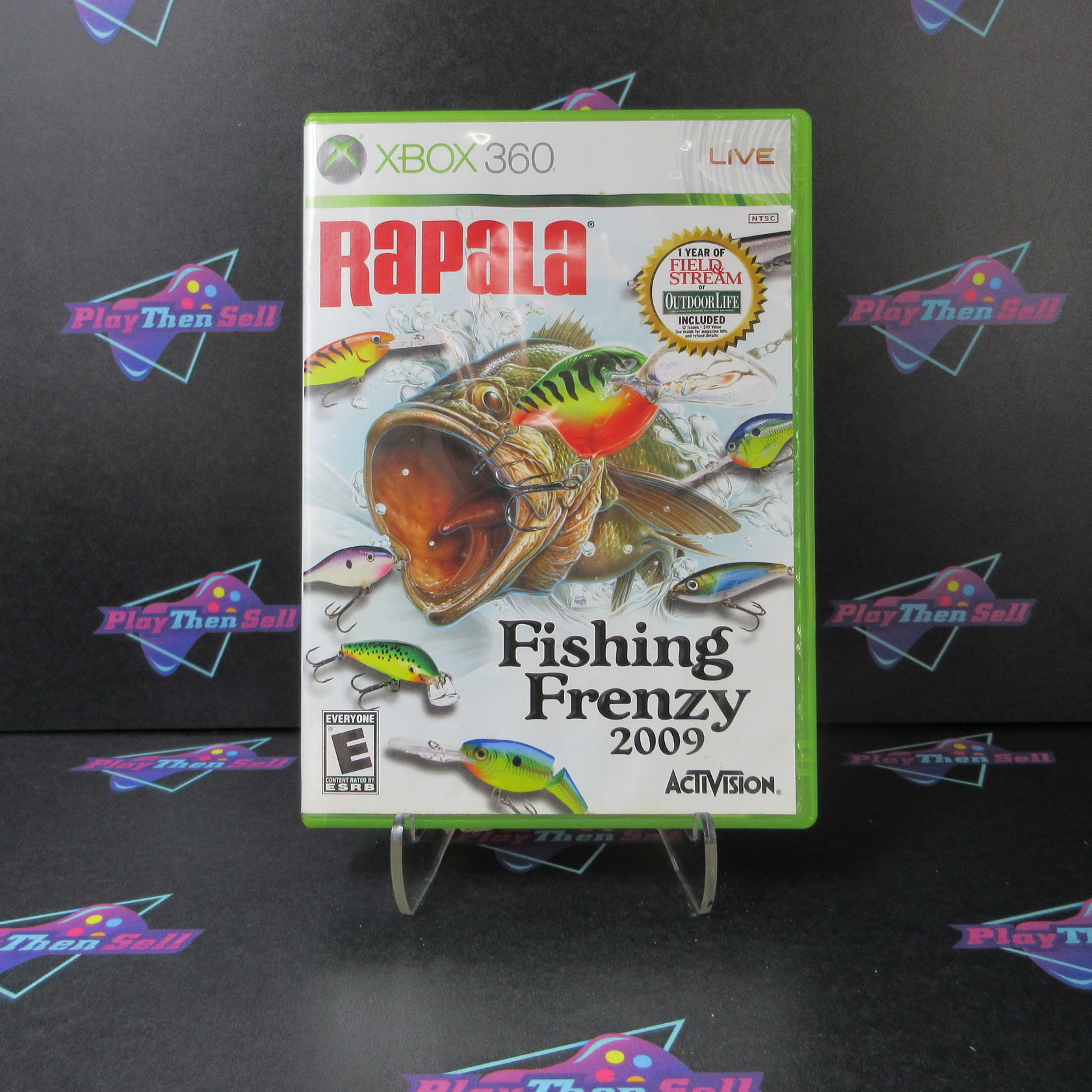 Rapala Fishing Frenzy Xbox 360 AD Complete CIB - Very Good