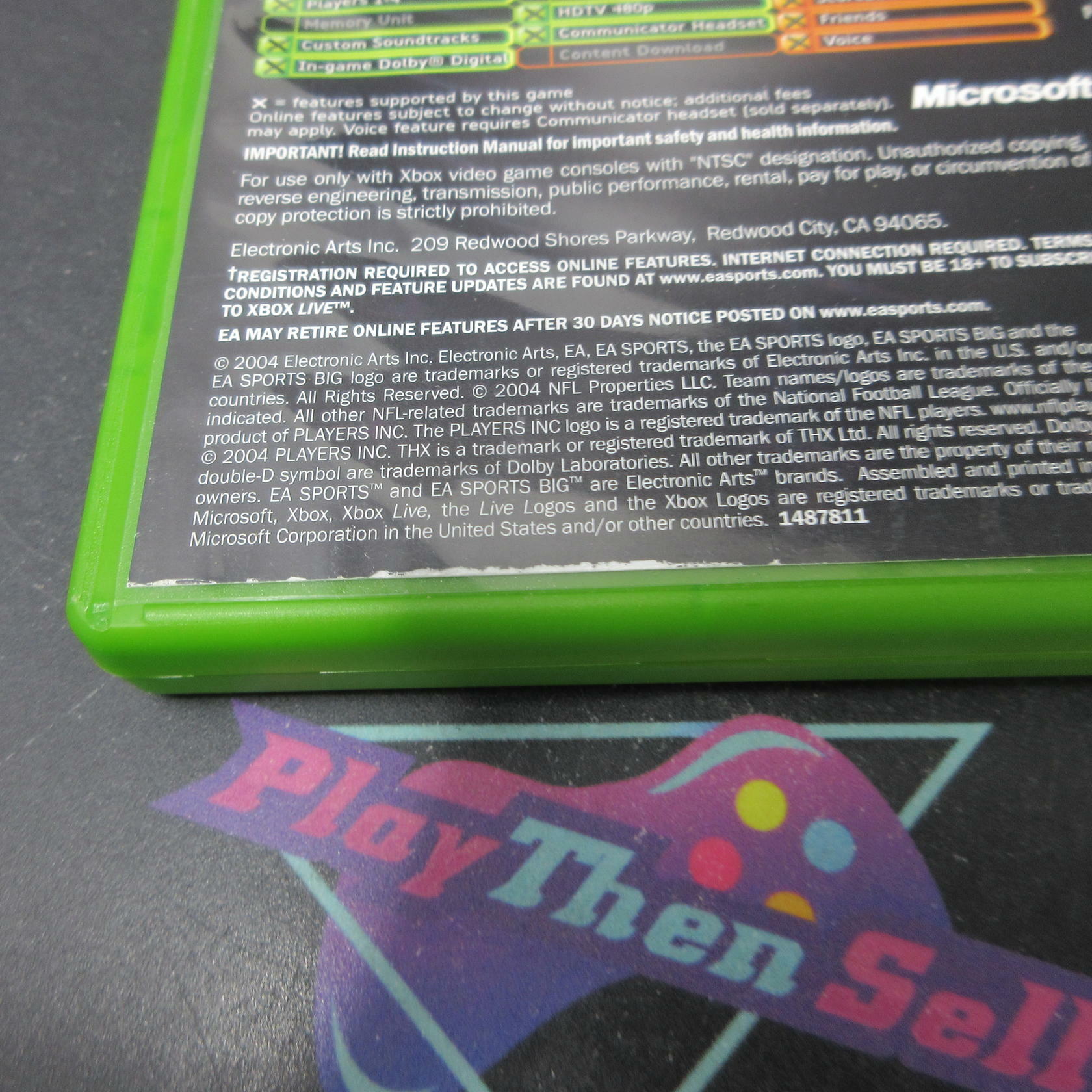 NFL Street 2 Xbox AD Complete CIB - Very Good