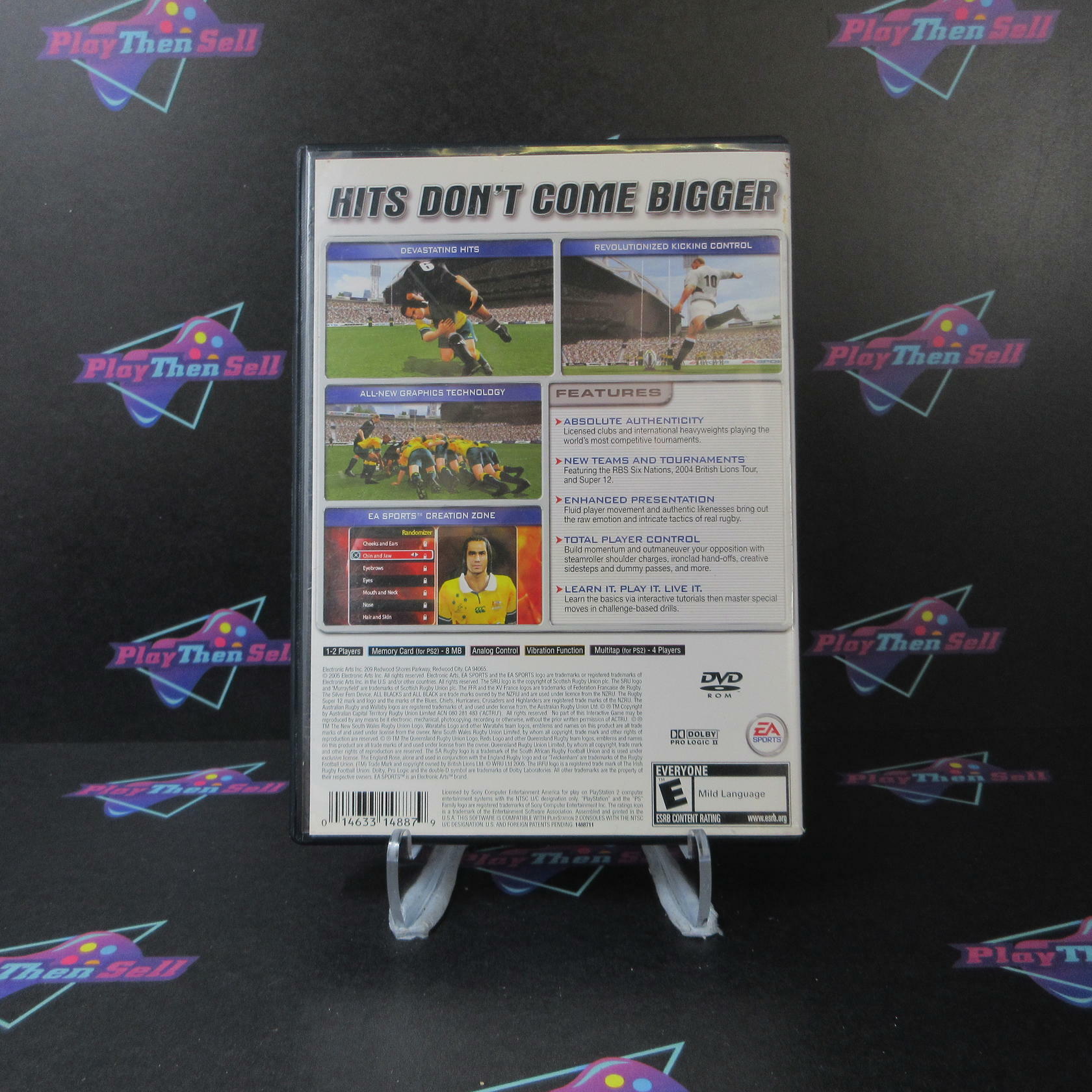 EA Sports Rugby 2005 PS2 PlayStation 2 AD/NM - Very Good
