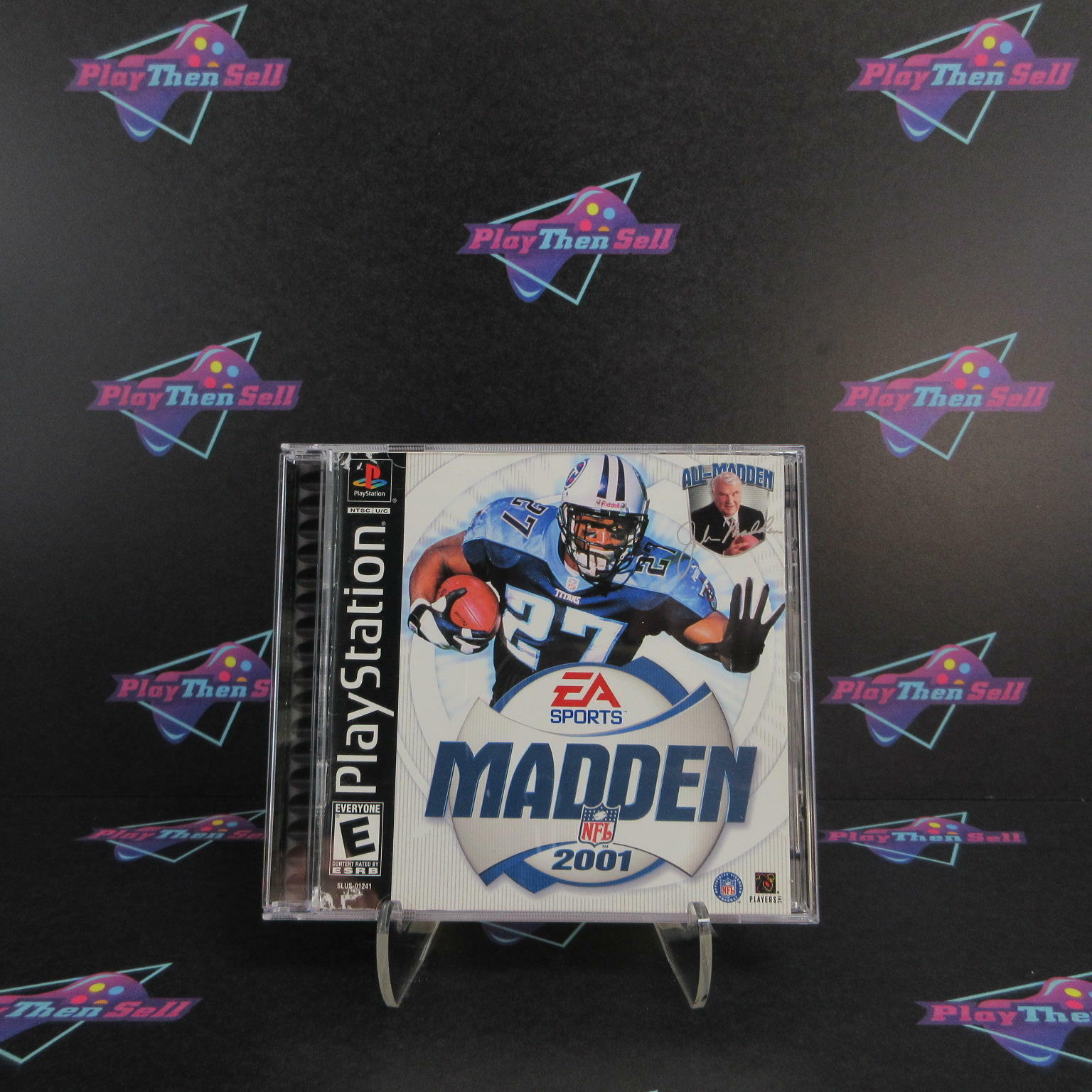 Madden NFL 2001 + Reg Card PS1 PlayStation 1 MD Complete - Very Good