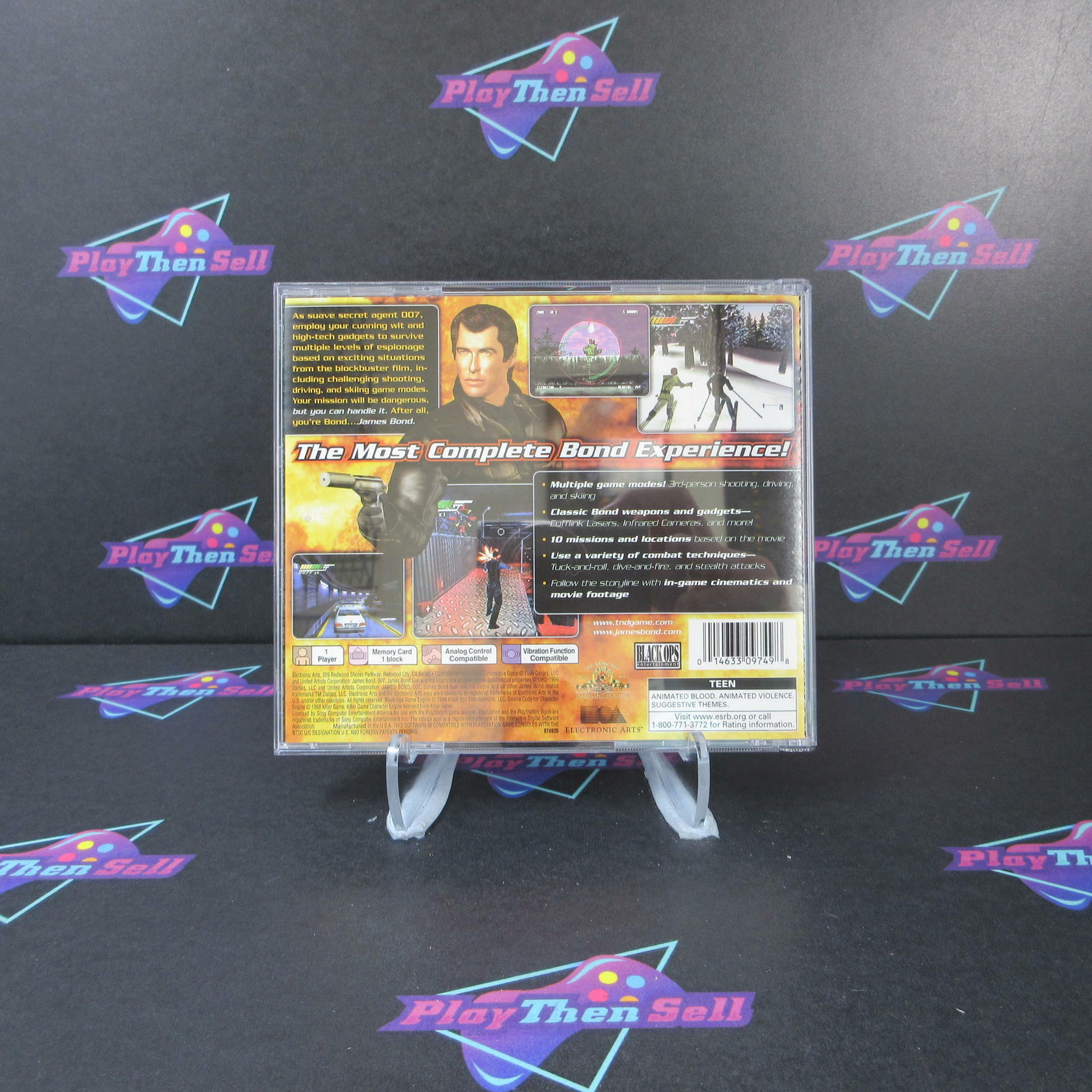 Tomorrow Never Dies 007 PS1 PlayStation 1 - Very Good