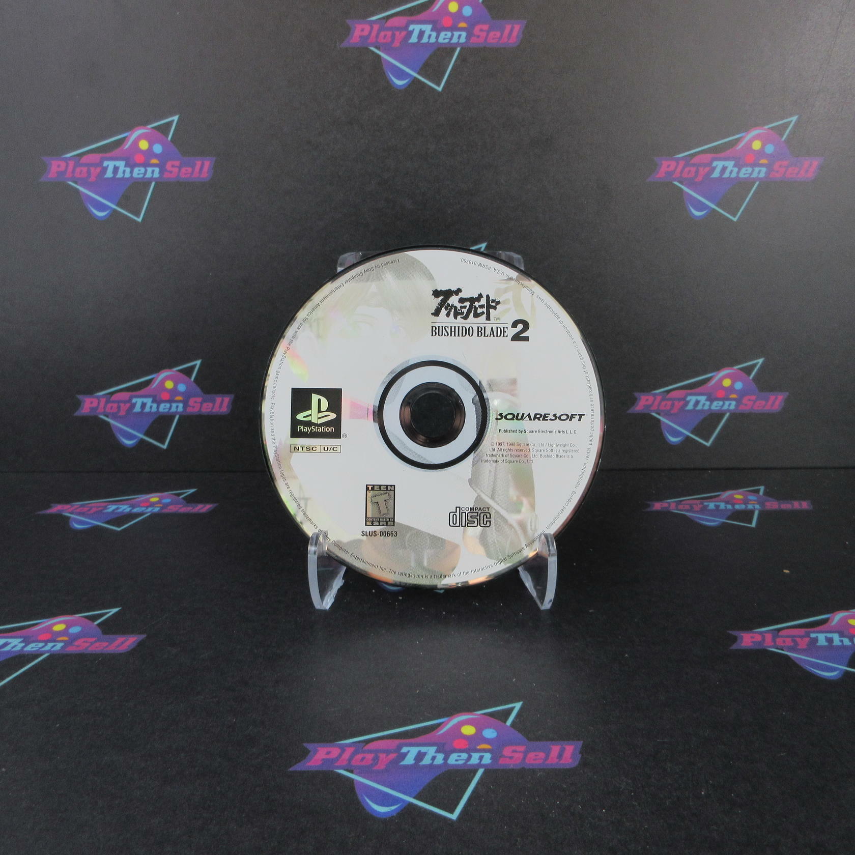 Bushido Blade 2 PS1 Playstation 1 Disc Only Authentic / Tested - Very Good