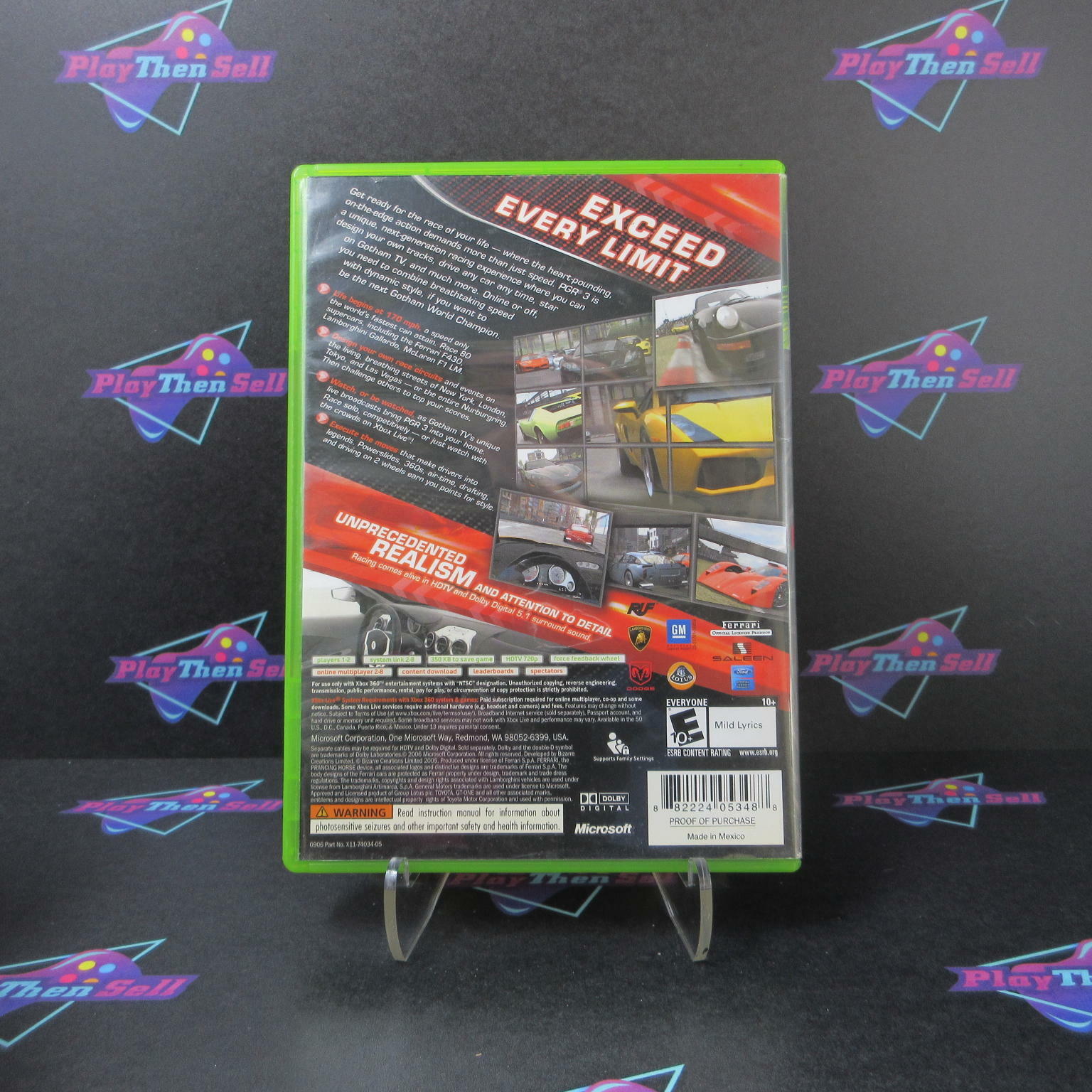 Project Gotham Racing 3 PH Xbox 360 AD/MD - Very Good