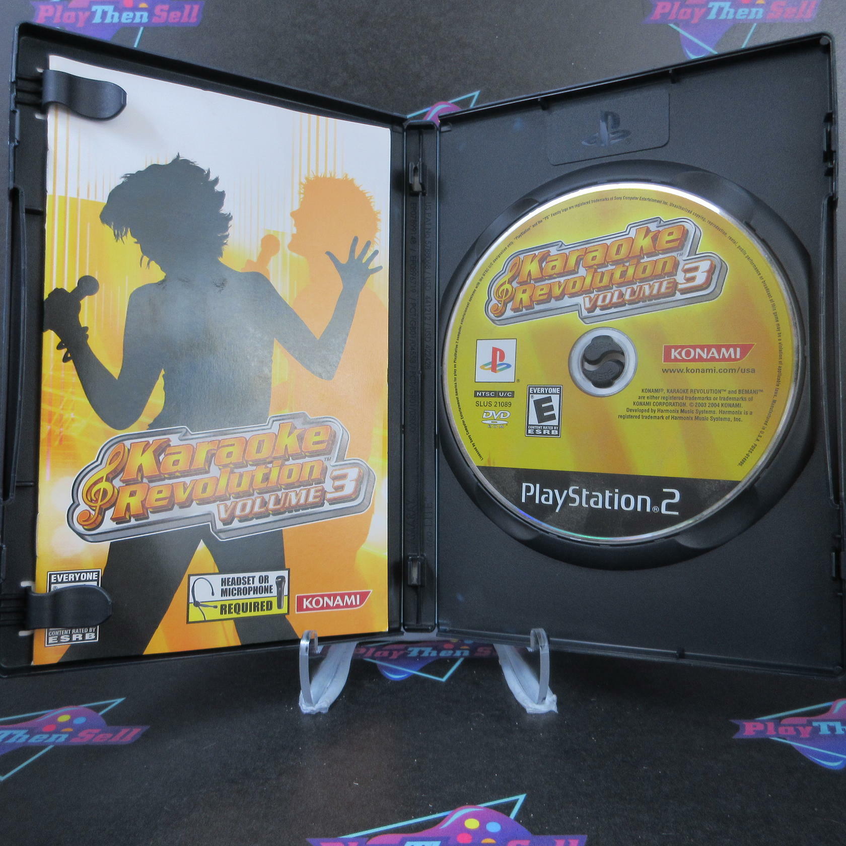 Karaoke Revolution Volume 3 PS2 PlayStation 2 - Like New