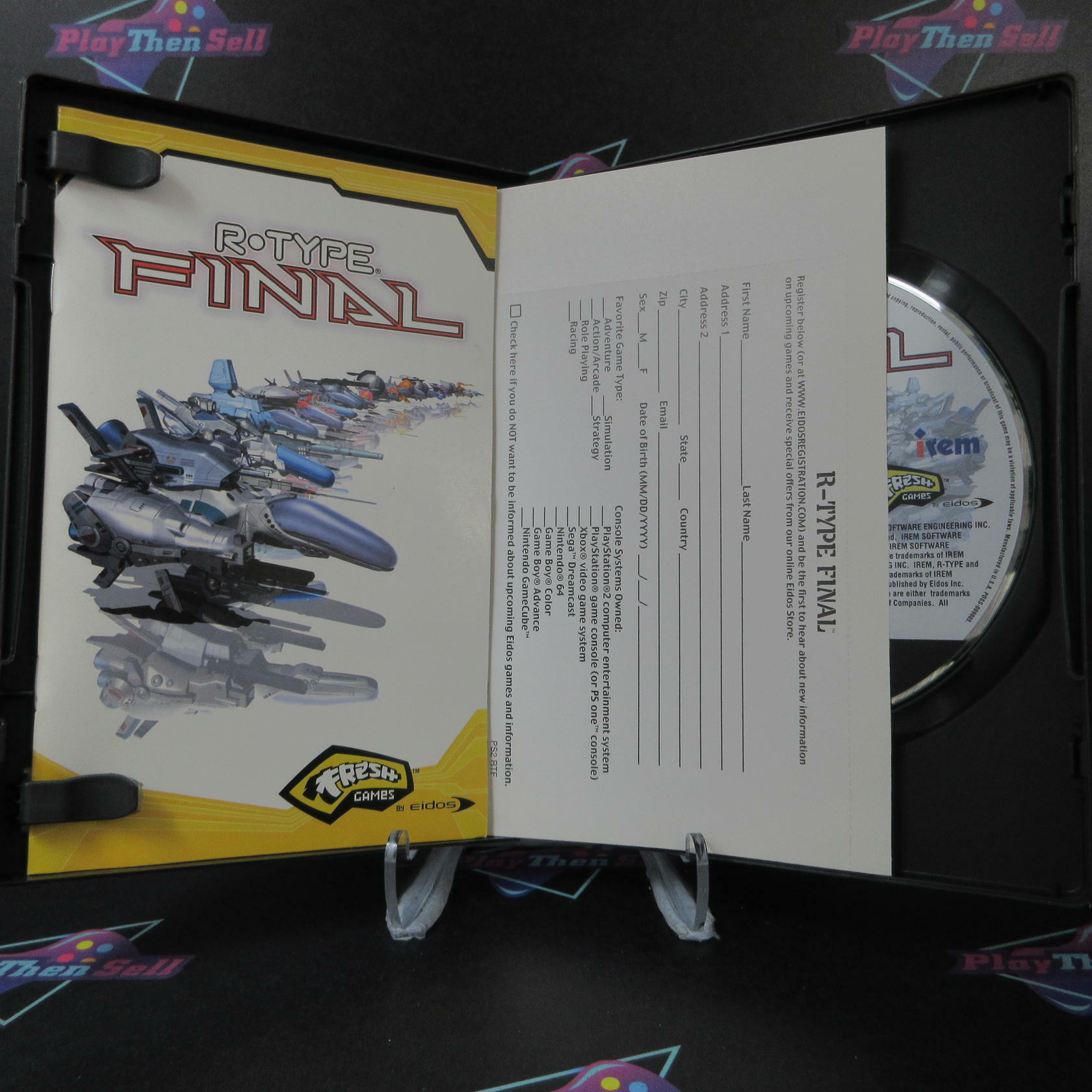 R-Type Final PS2 PlayStation 2  + Reg Card - Like New