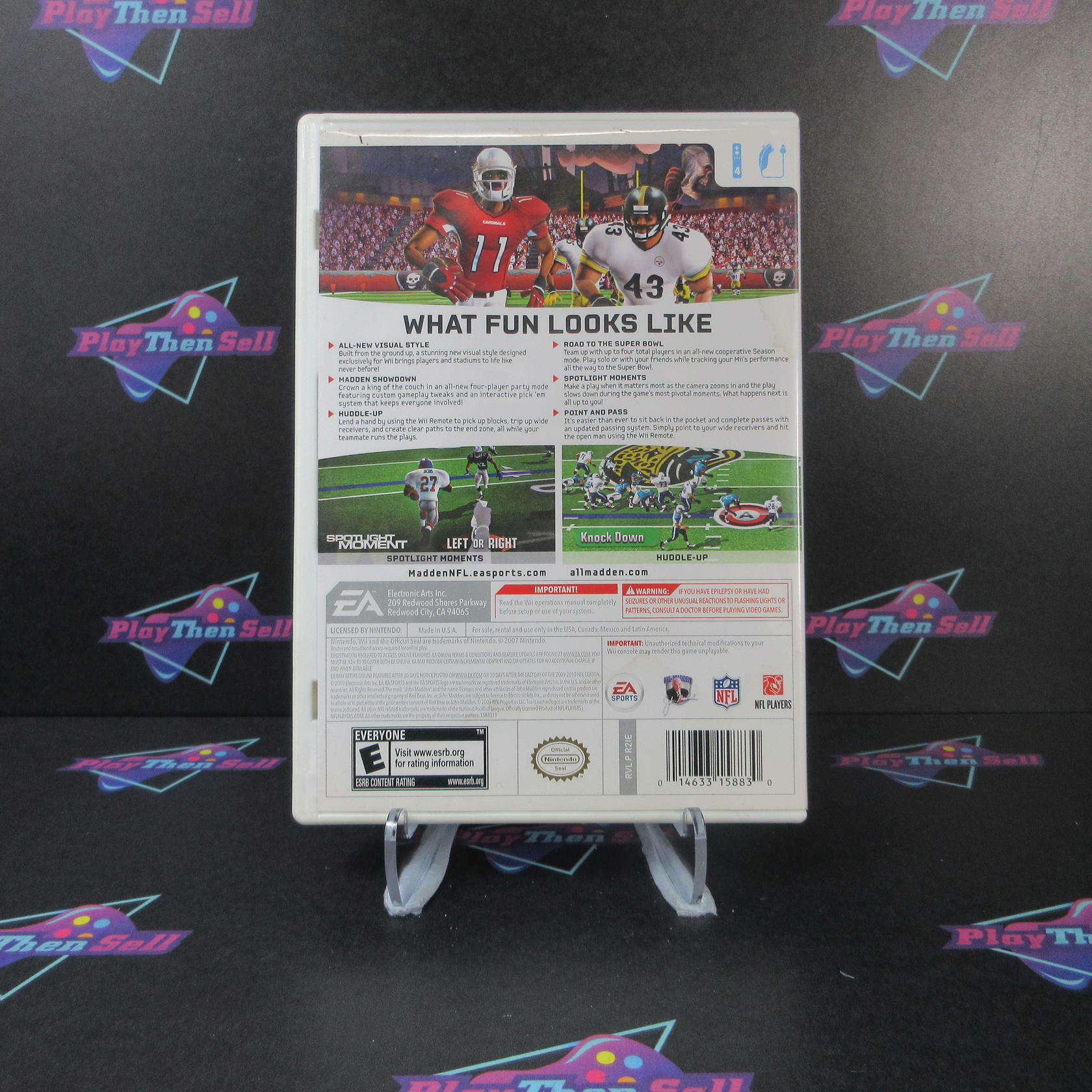 Madden NFL 10 Nintendo Wii AD/DD Complete CIB - Very Good