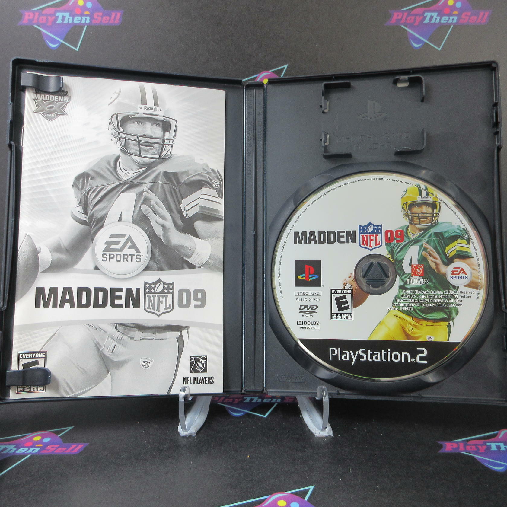 Madden NFL 09 PS2 PlayStation 2 AD Complete CIB - Very Good
