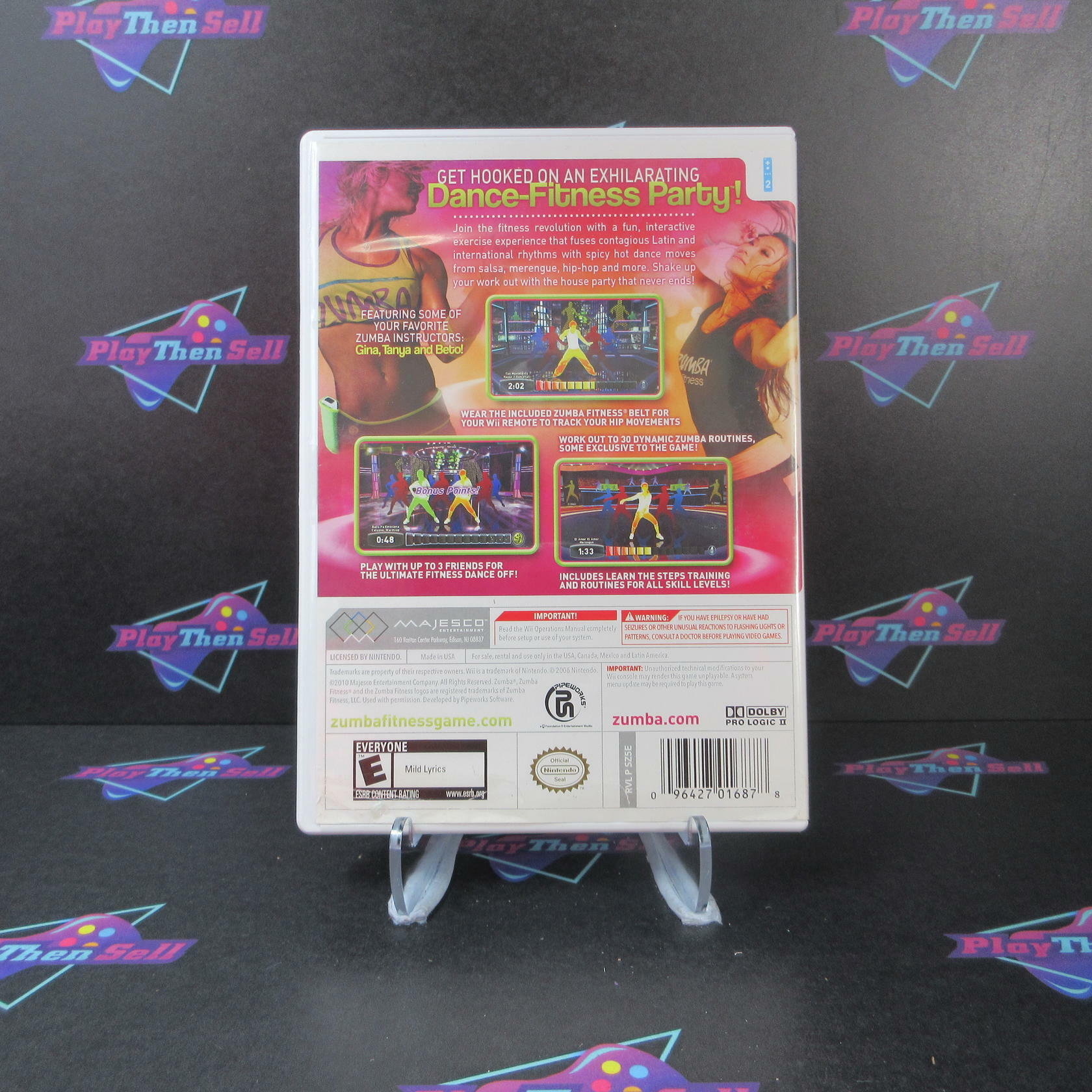Zumba Fitness Nintendo Wii AD Complete CIB - Very Good