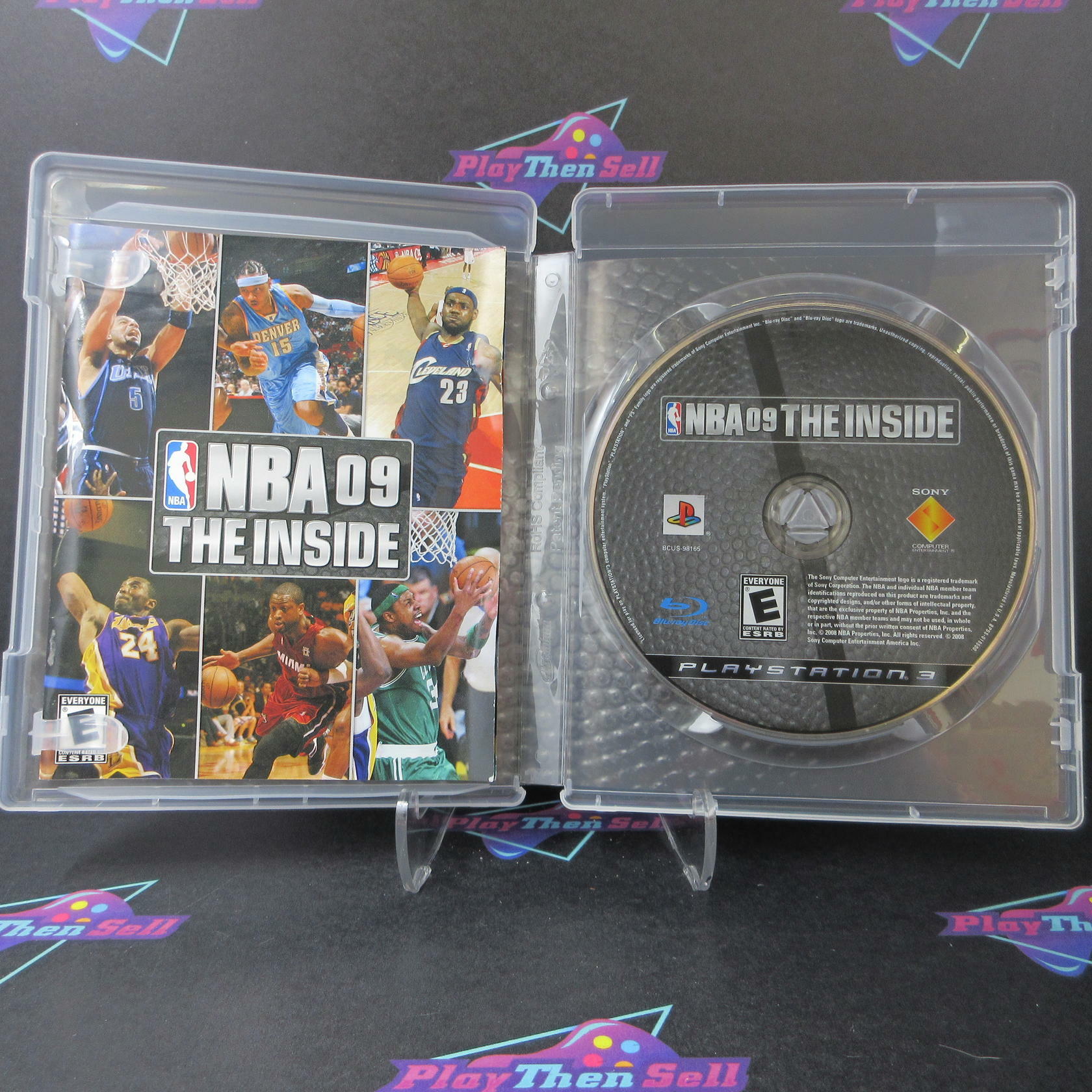 NBA 09 The Inside + Reg Card PS3 PlayStation 3 AD Complete CIB - Very Good