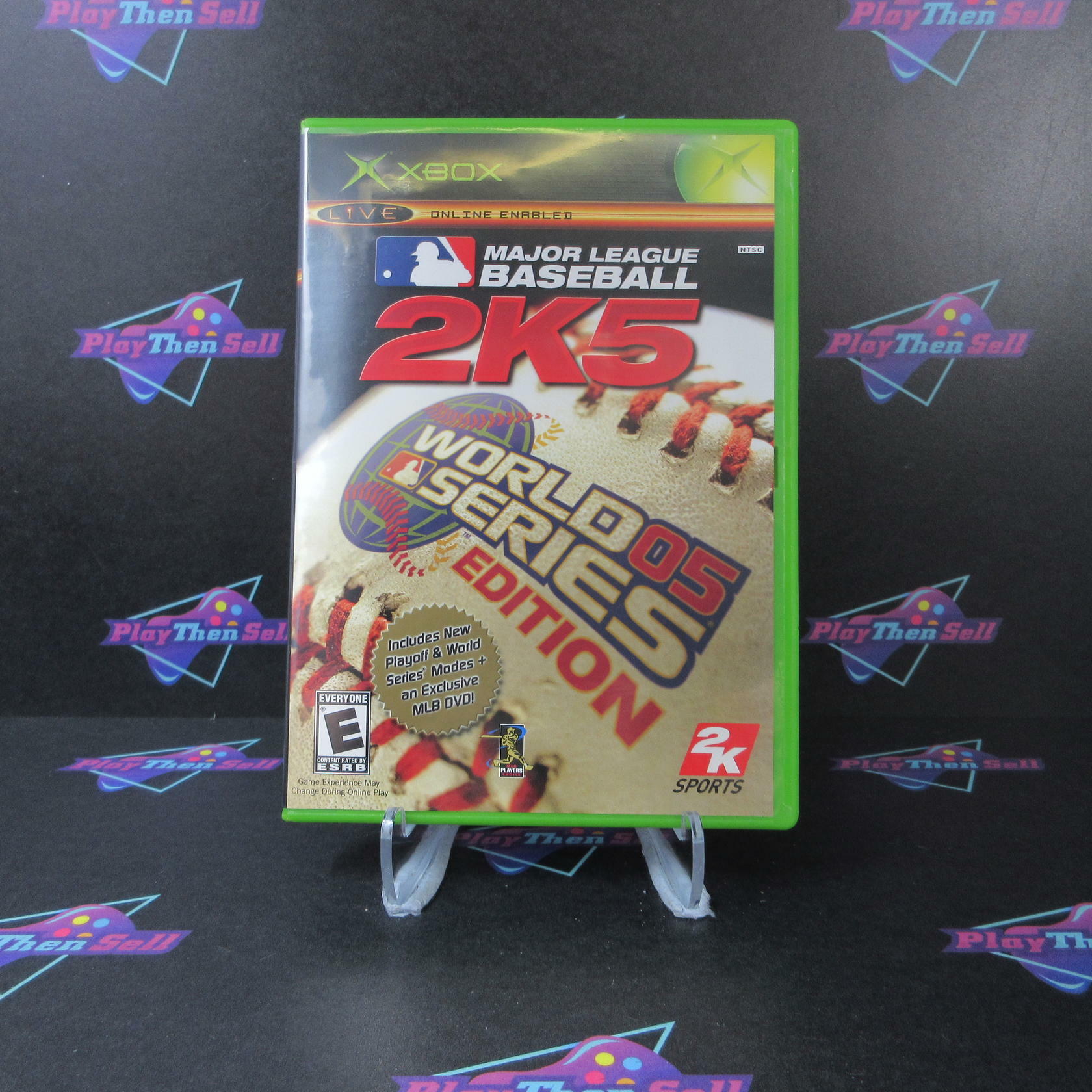 MLB 2K5 World Series Edition - Xbox + Bonus Disc / Reg Card - Like New
