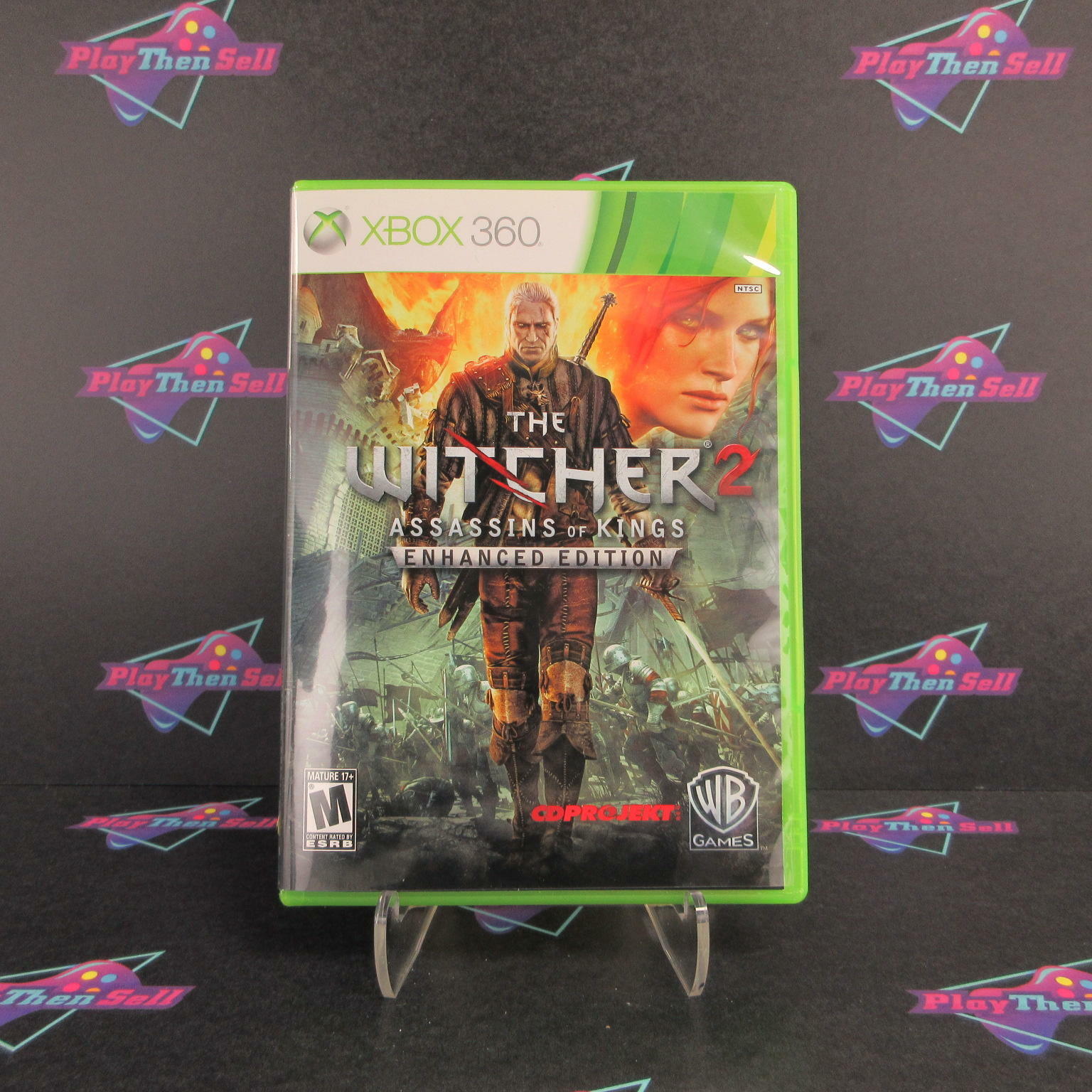 The Witcher 2 Assassins of Kings Enhanced Ed Xbox 360 + Map - Like New