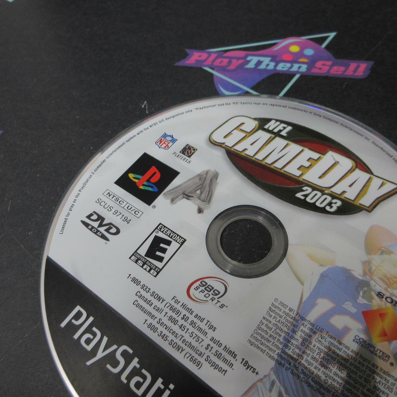 NFL GameDay 2003 + Reg Card PS2 PlayStation 2 MD/DD Complete CIB - Very Good