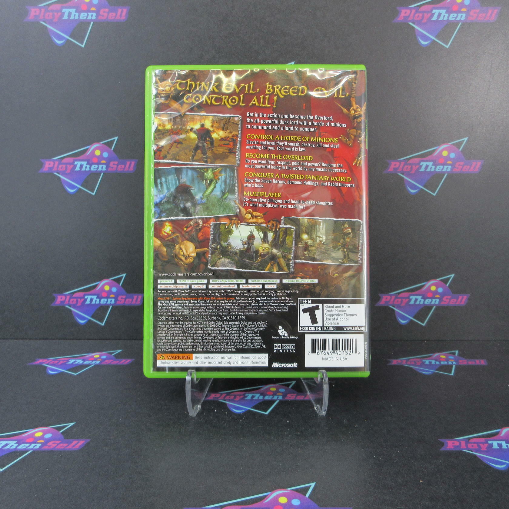 Overlord Xbox 360 - Very Good