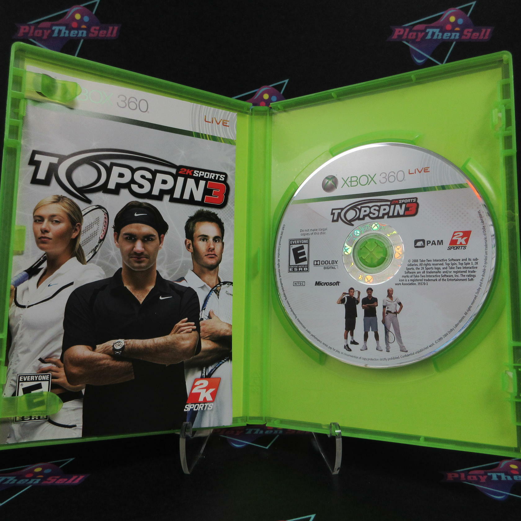 Top Spin 3 Xbox 360 - Like New