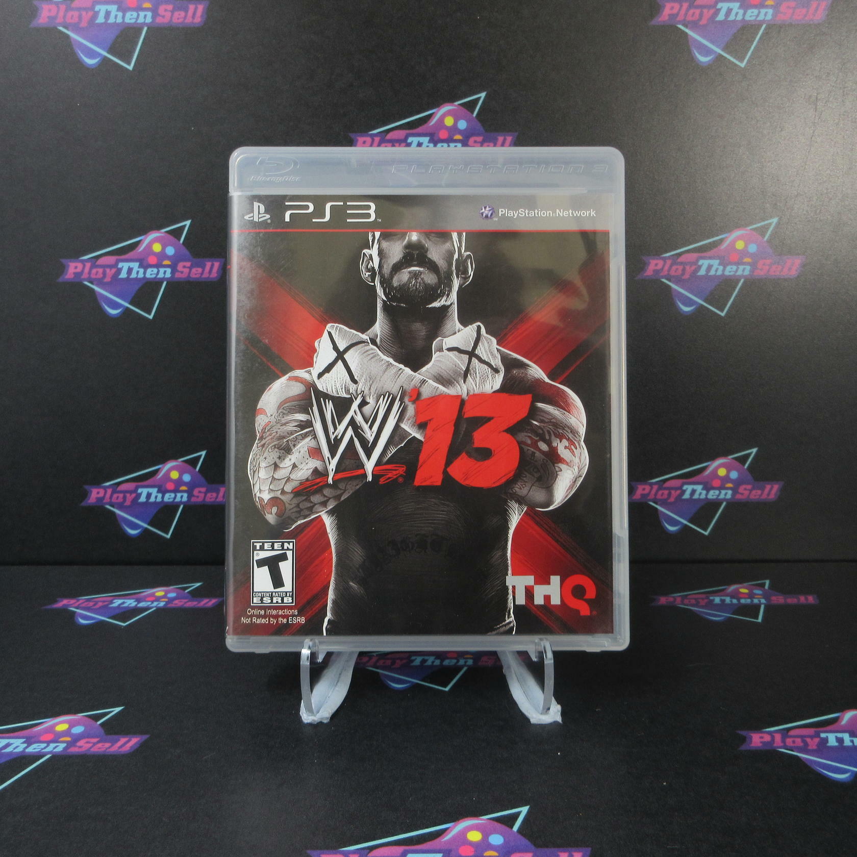 WWE '13 PS3 PlayStation 3 AD Complete CIB - Very Good