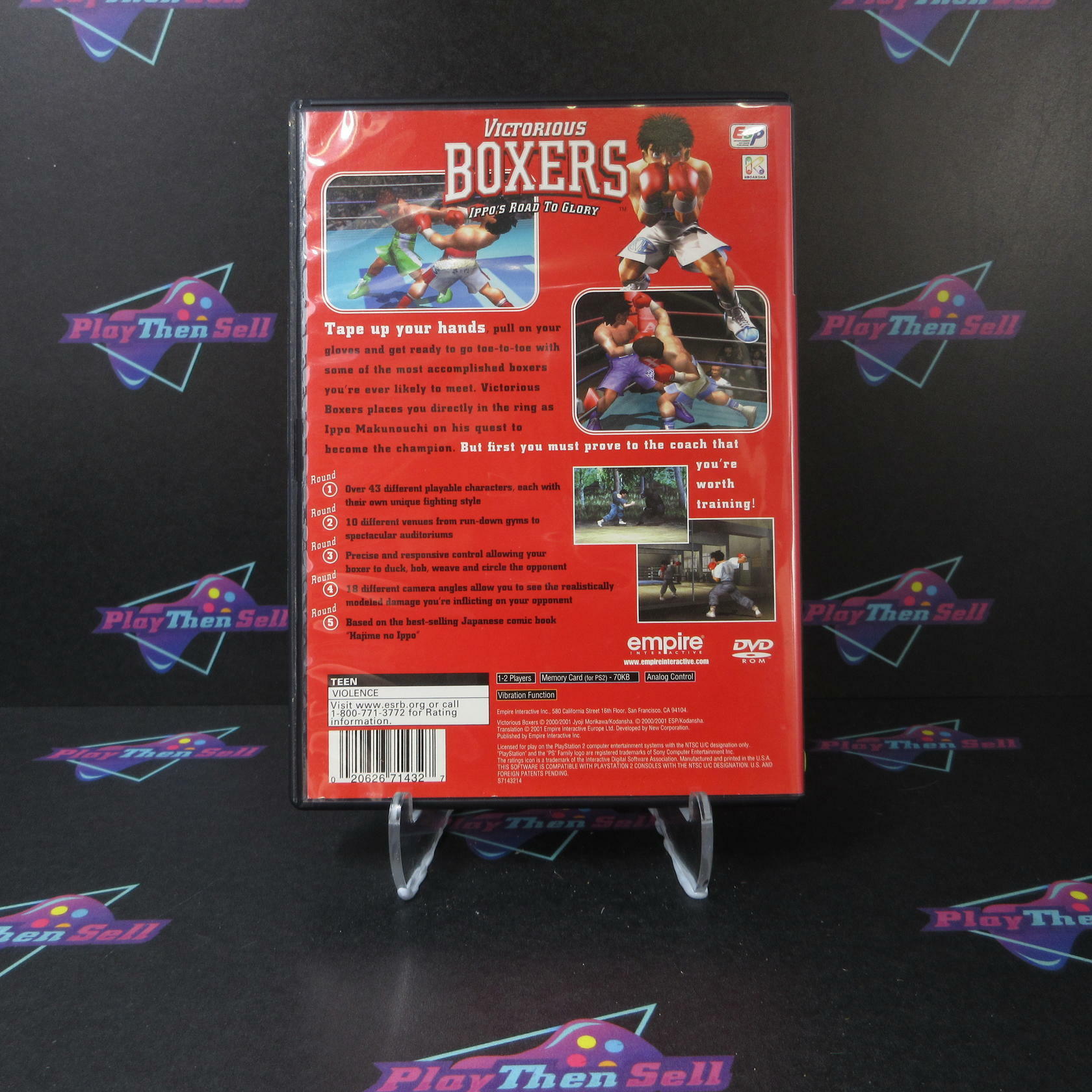 Victorious Boxers PS2 PlayStation 2 - Very Good