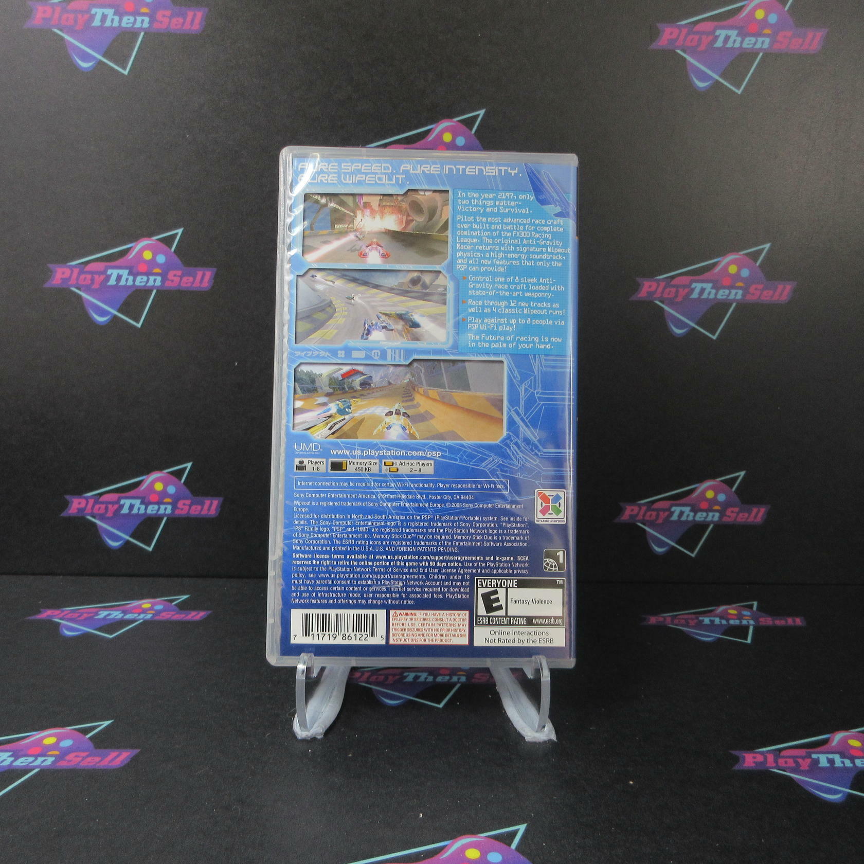 Wipeout Pure - Favorites Sony PSP - Like New