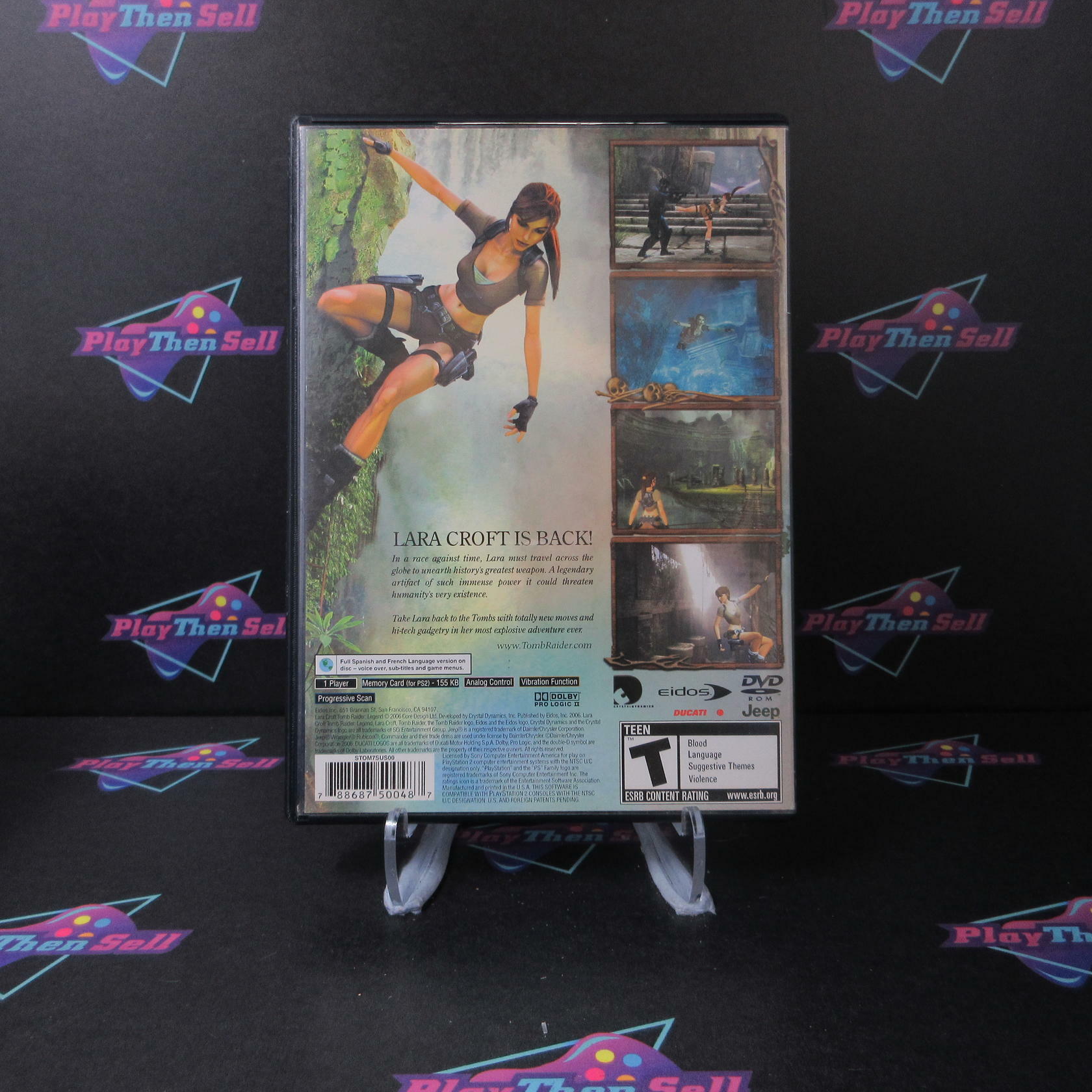 Tomb Raider Legend PS2 PlayStation 2 AD/NM - Very Good