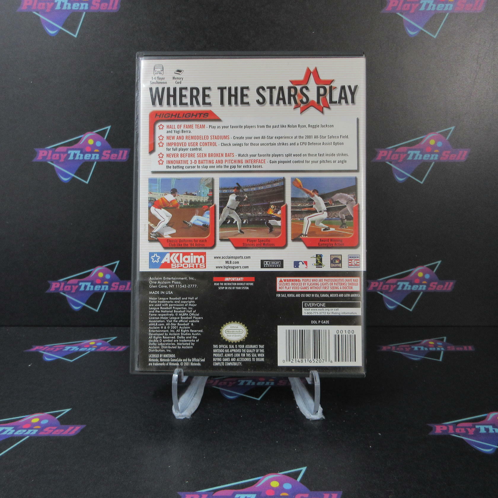 All-Star Baseball 2002 Nintendo GameCube AD/NM - Very Good