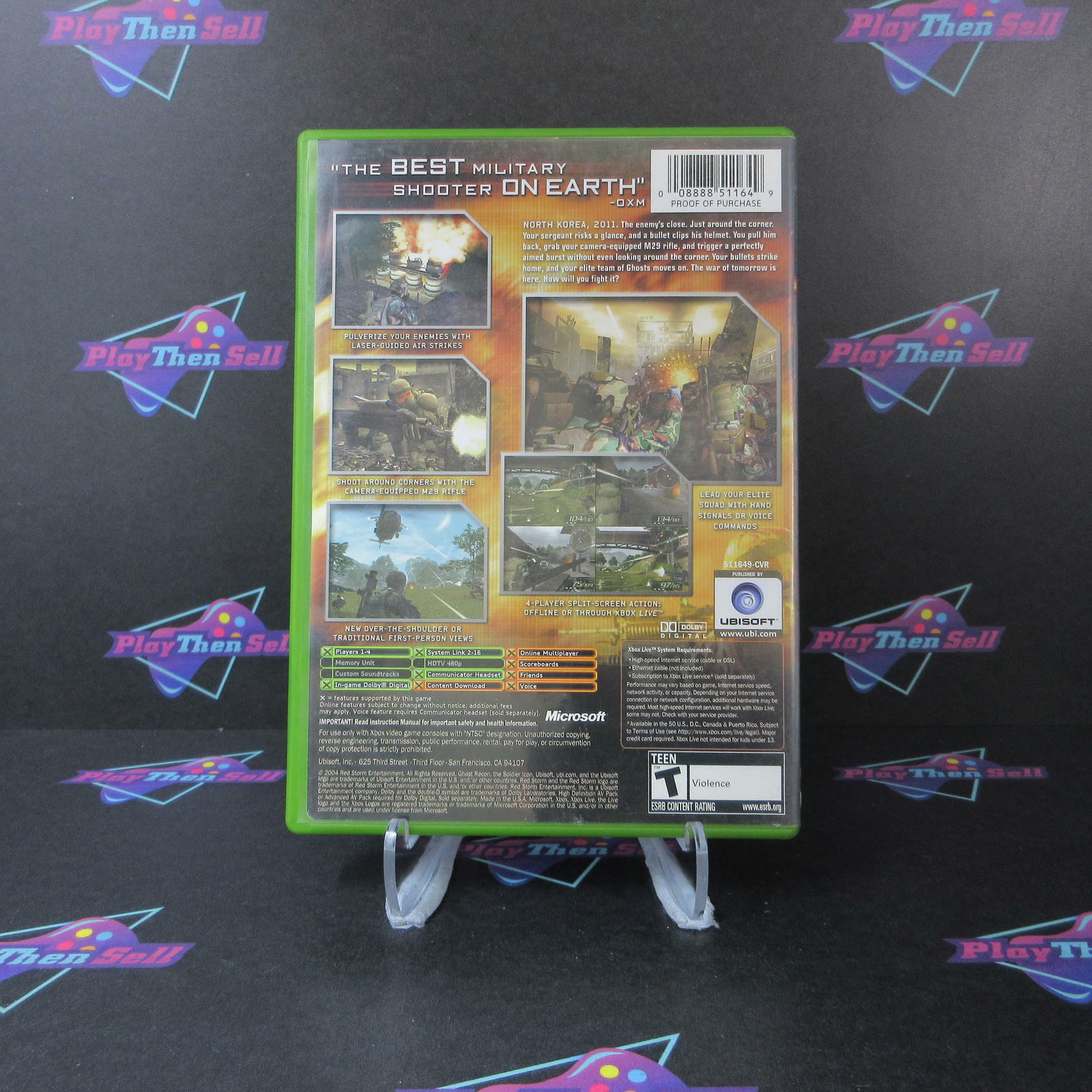 Tom Clancy's Ghost Recon 2 2011 Final Assault + Reg Card Xbox AD Complete CIB - Very Good