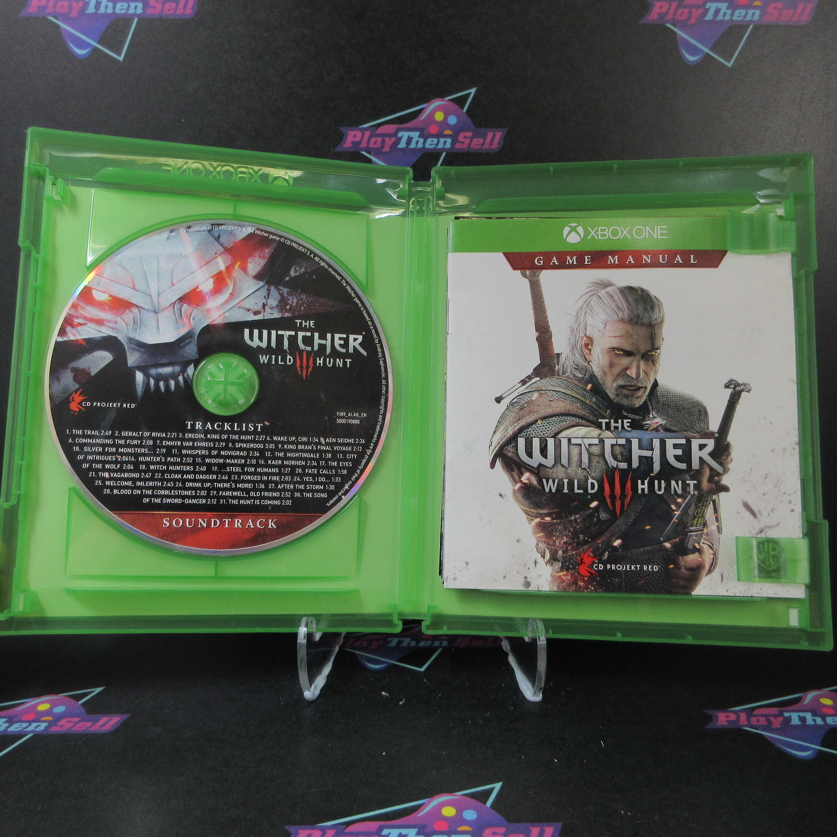 The Witcher 3 Wild Hunt + Map/Stickers/Sound Track Xbox One AD Complete CIB - Very Good